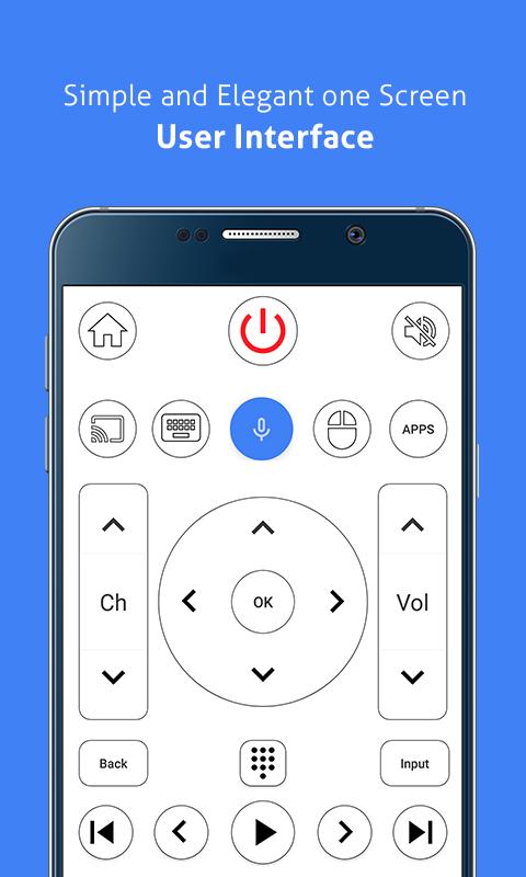 اسکرین شات 2 برنامه Remote for Sony - Android TV