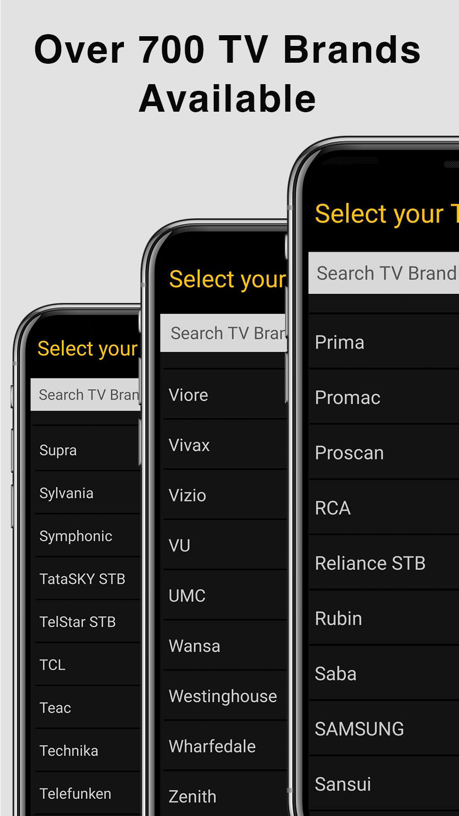 اسکرین شات 7 برنامه Universal TV Remote Control