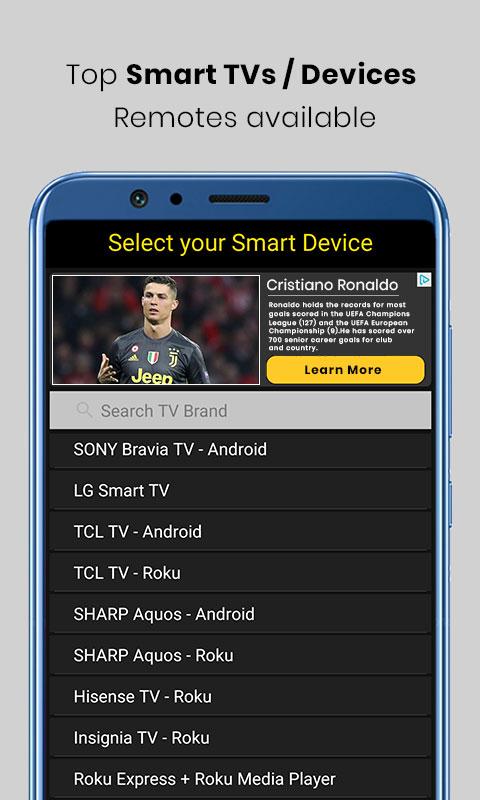 اسکرین شات 3 برنامه Smart TV Remote Control