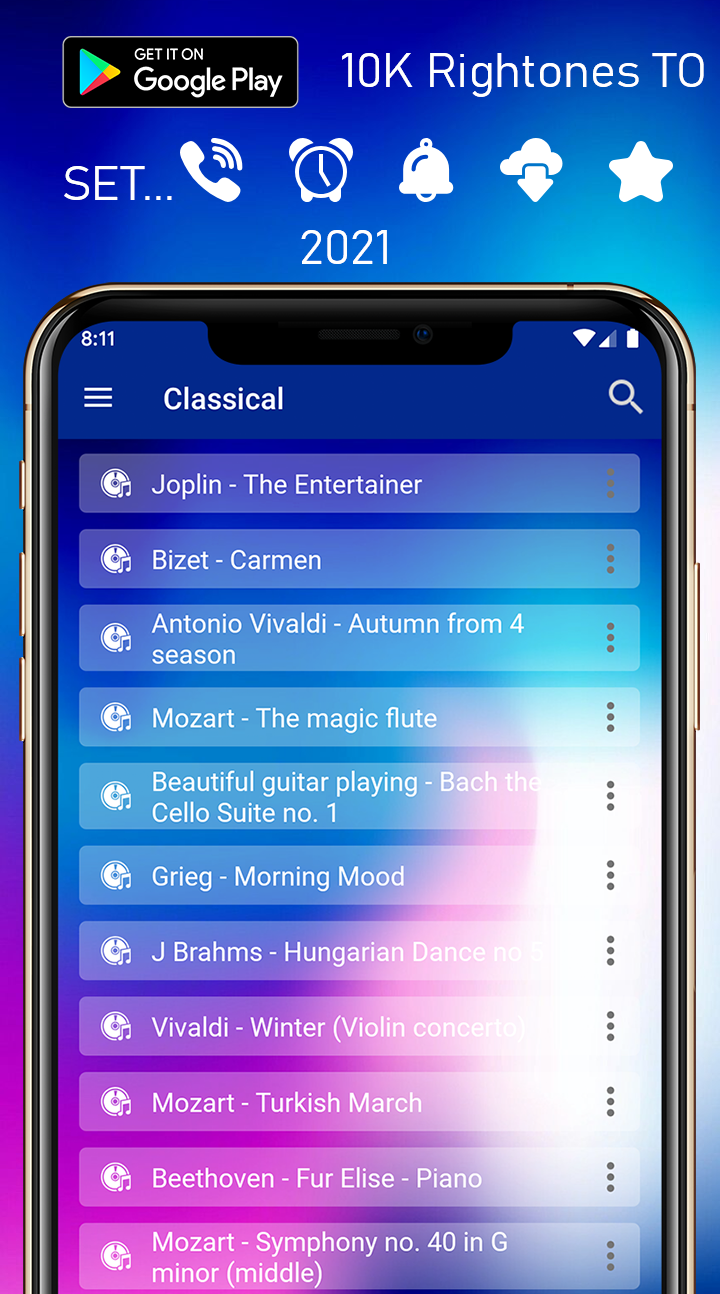 اسکرین شات 4 برنامه Ringtones for iPhone