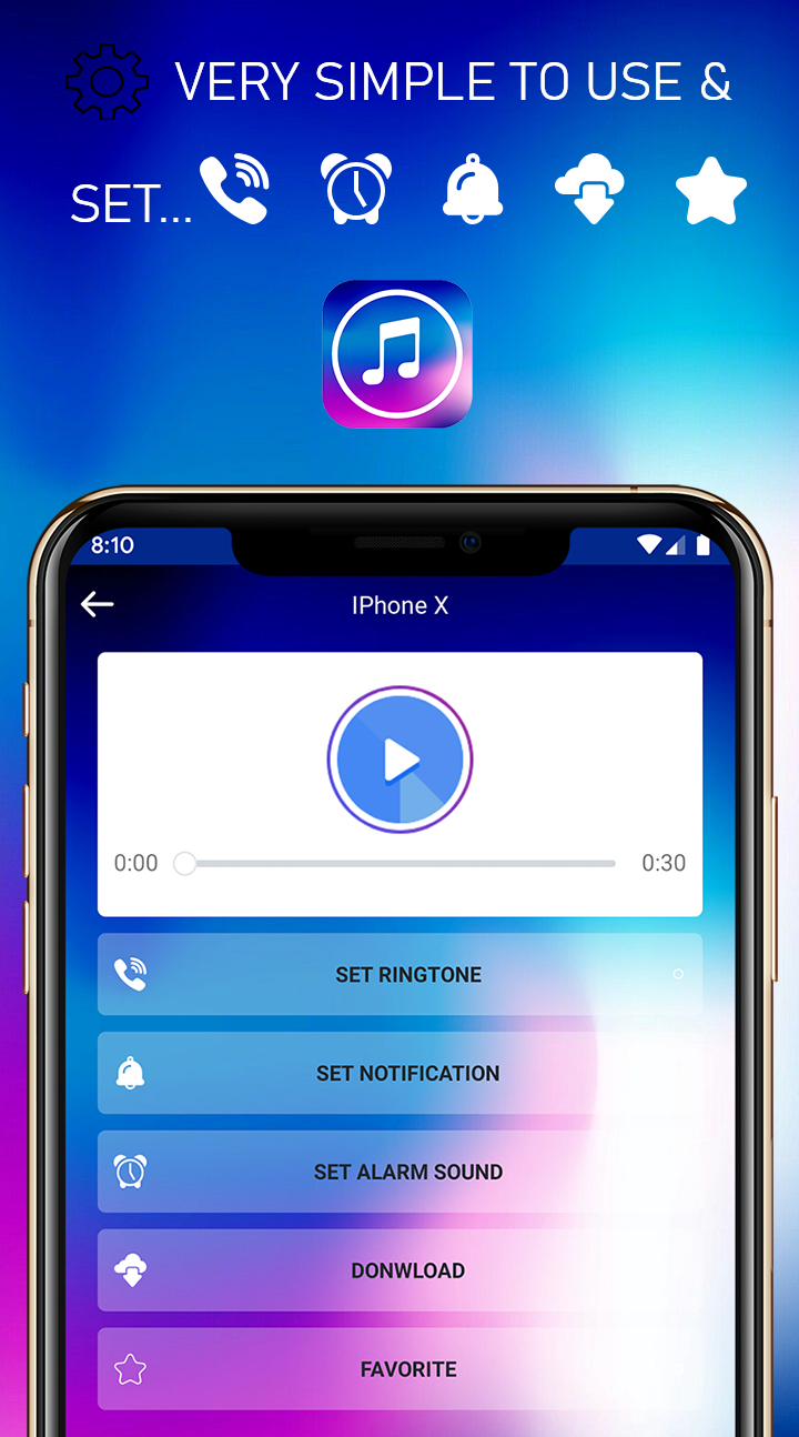 اسکرین شات 3 برنامه Ringtones for iPhone
