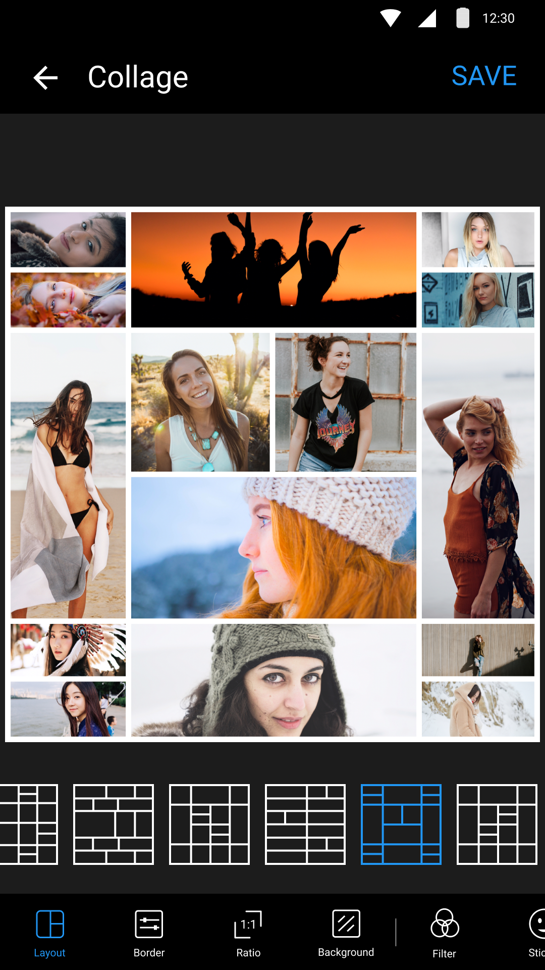 اسکرین شات 1 برنامه Collage Maker - Photo Editor