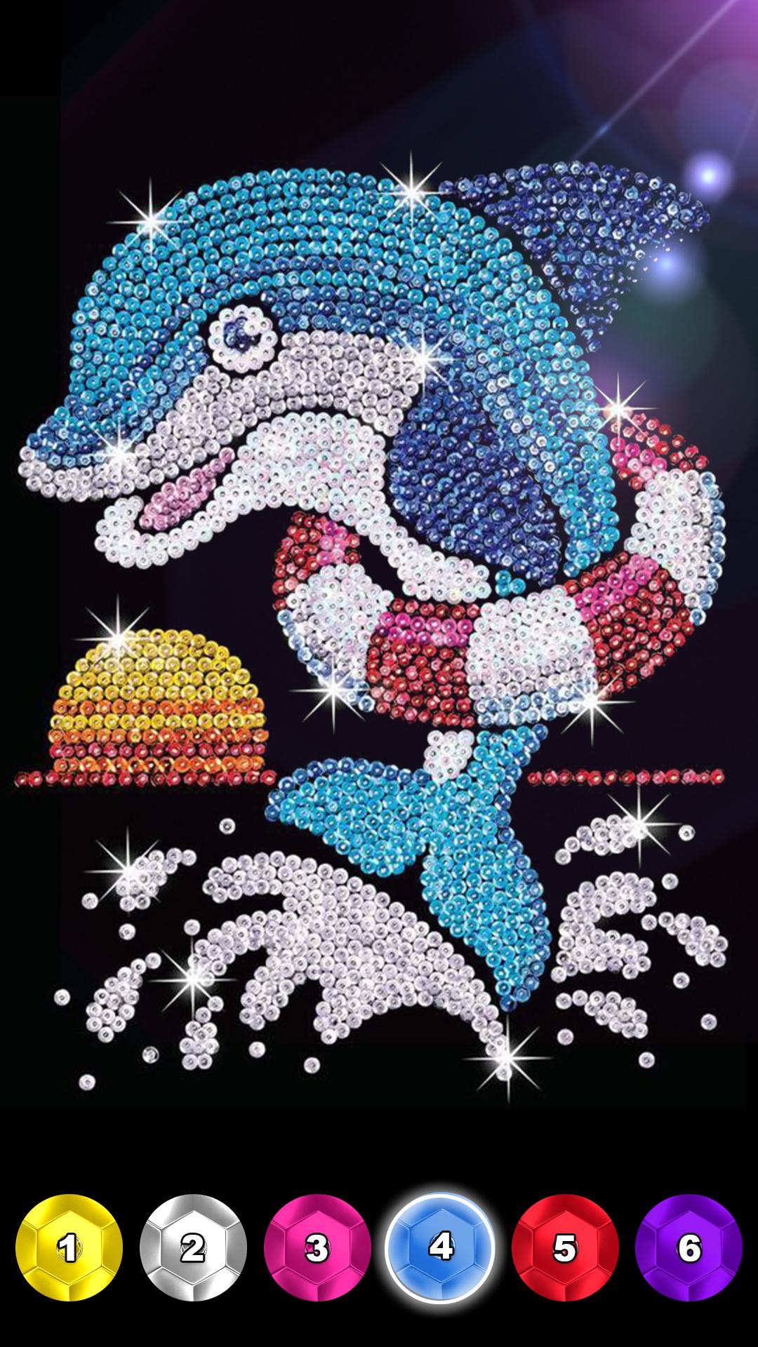 اسکرین شات 7 بازی Diamond Coloring - Sequins Art