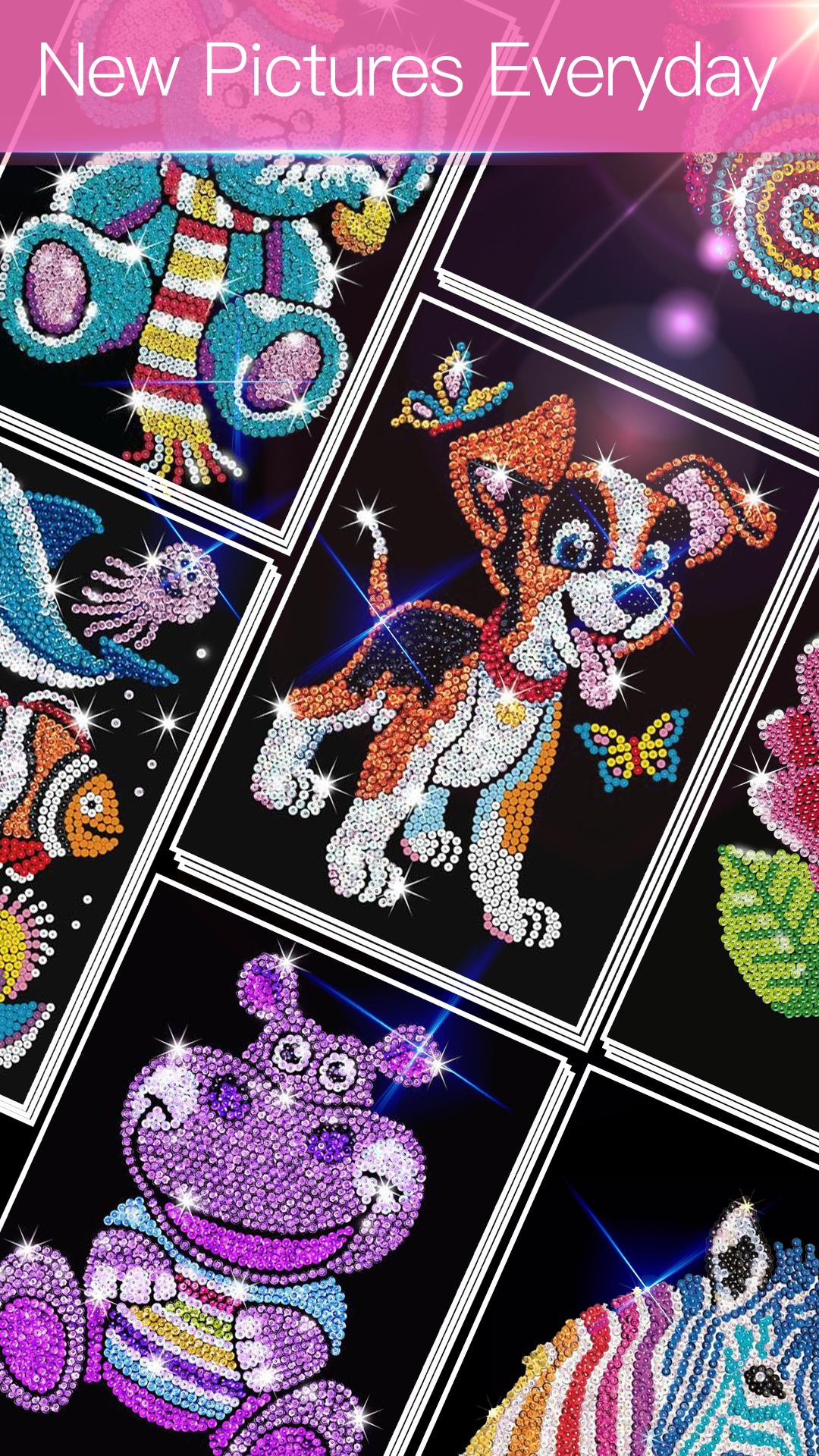اسکرین شات 6 بازی Diamond Coloring - Sequins Art