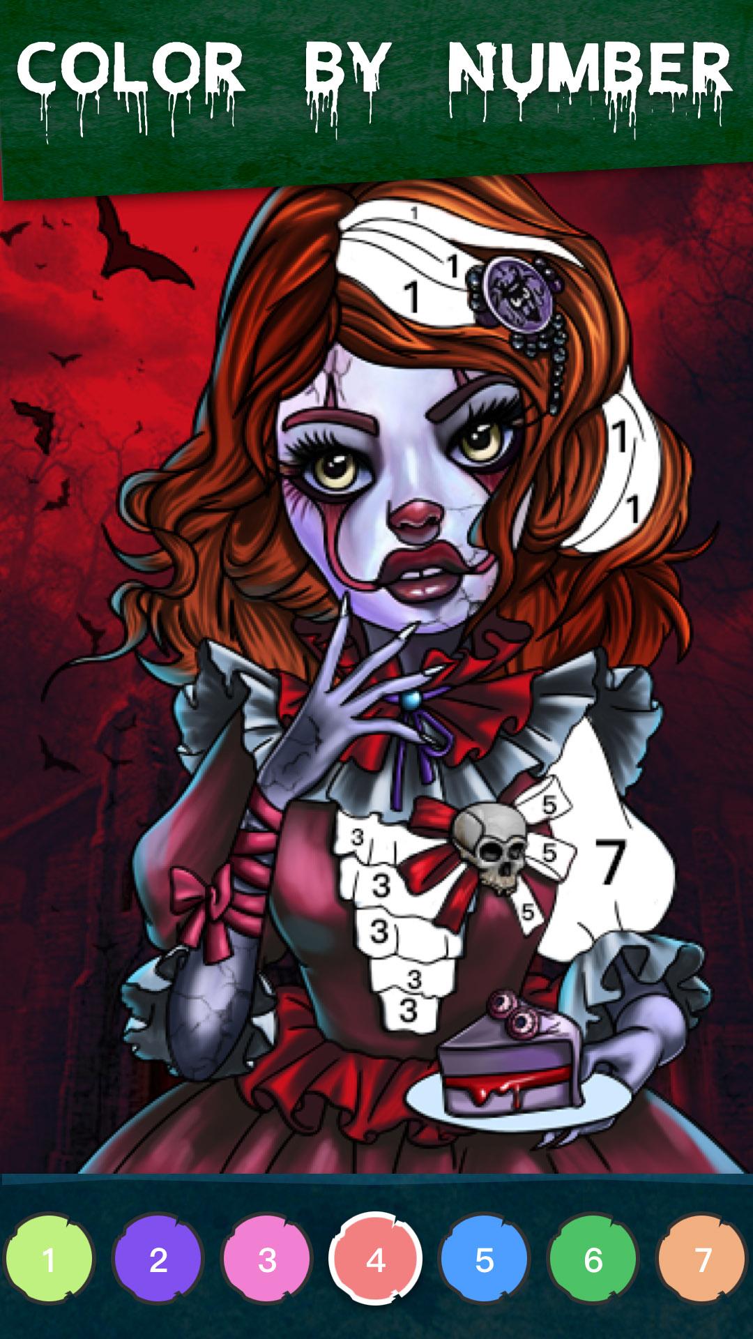 اسکرین شات 1 بازی Zombie Coloring - Color by Num