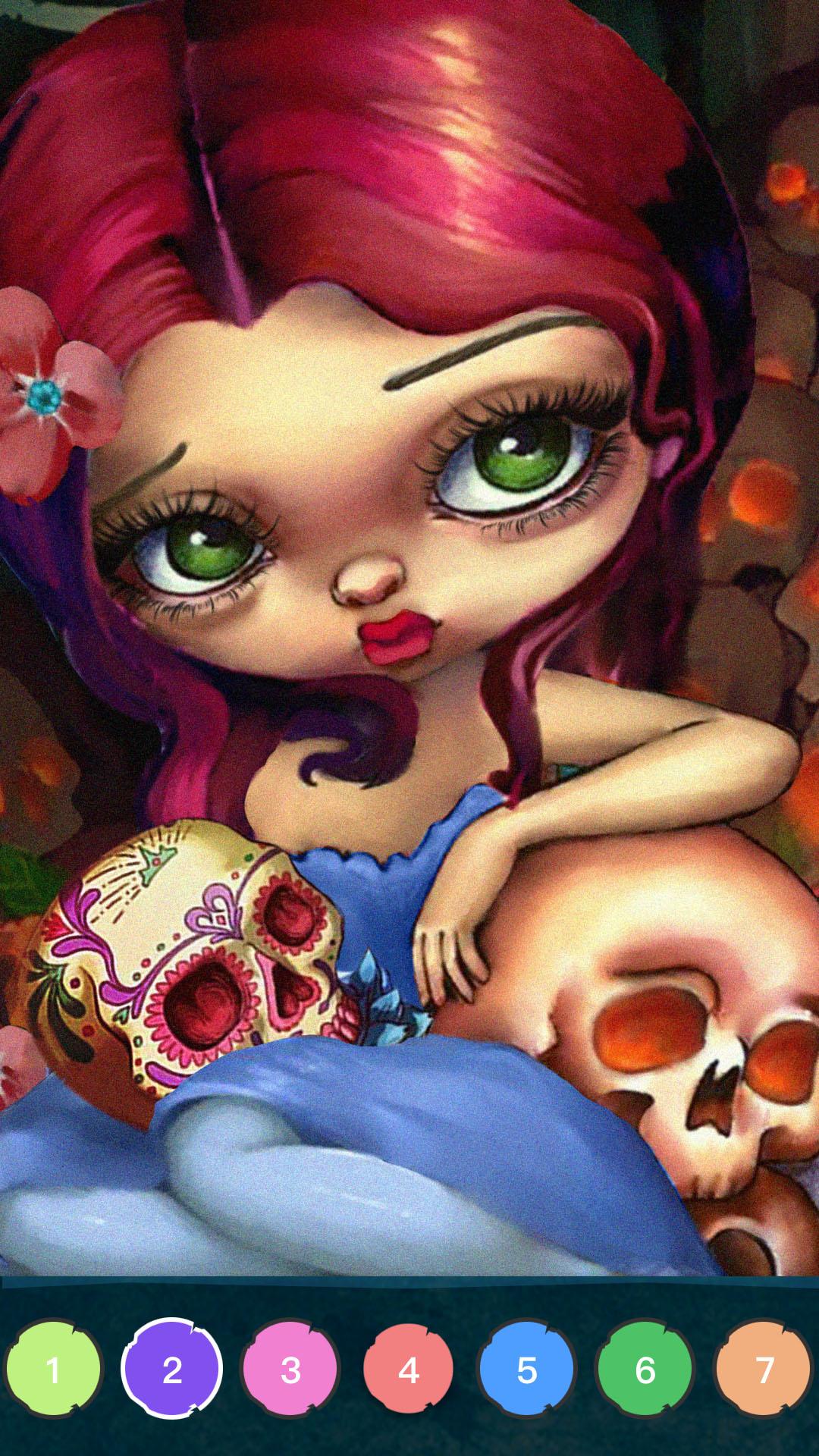 اسکرین شات 8 بازی Zombie Coloring - Color by Num