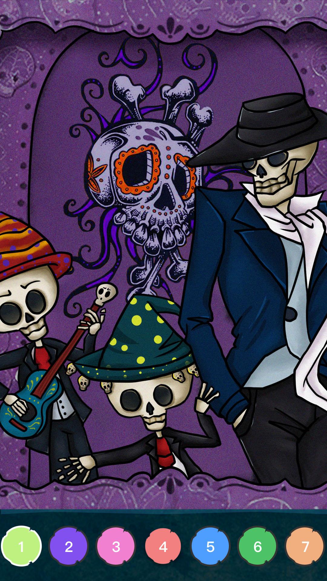 اسکرین شات 7 بازی Zombie Coloring - Color by Num