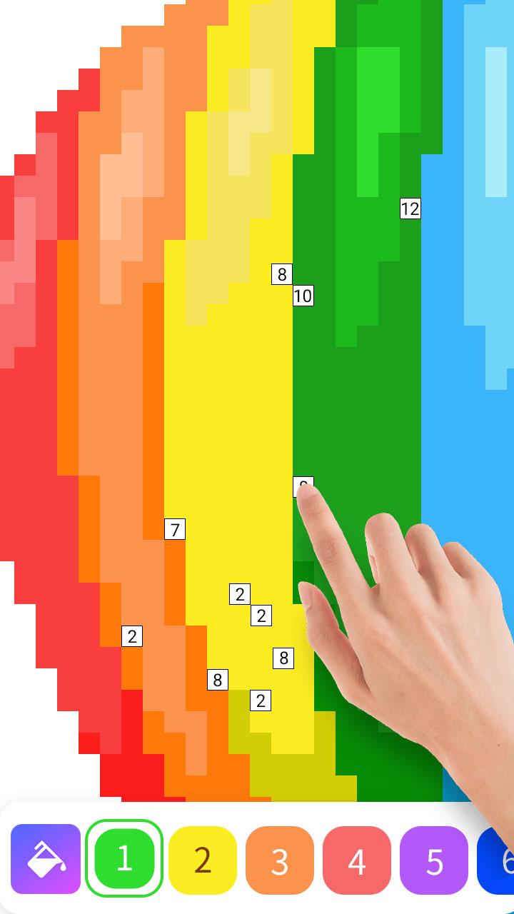 اسکرین شات 5 برنامه Pixelz - Color by Number Pixel
