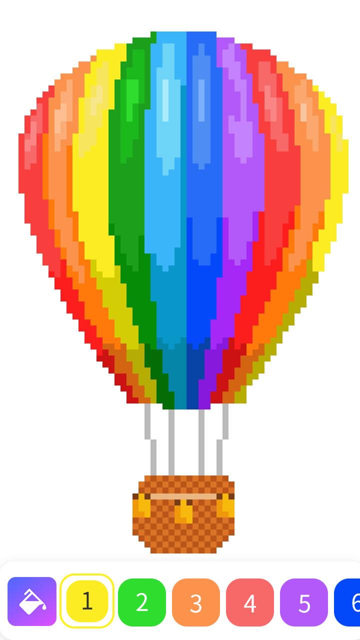 اسکرین شات 6 برنامه Pixelz - Color by Number Pixel