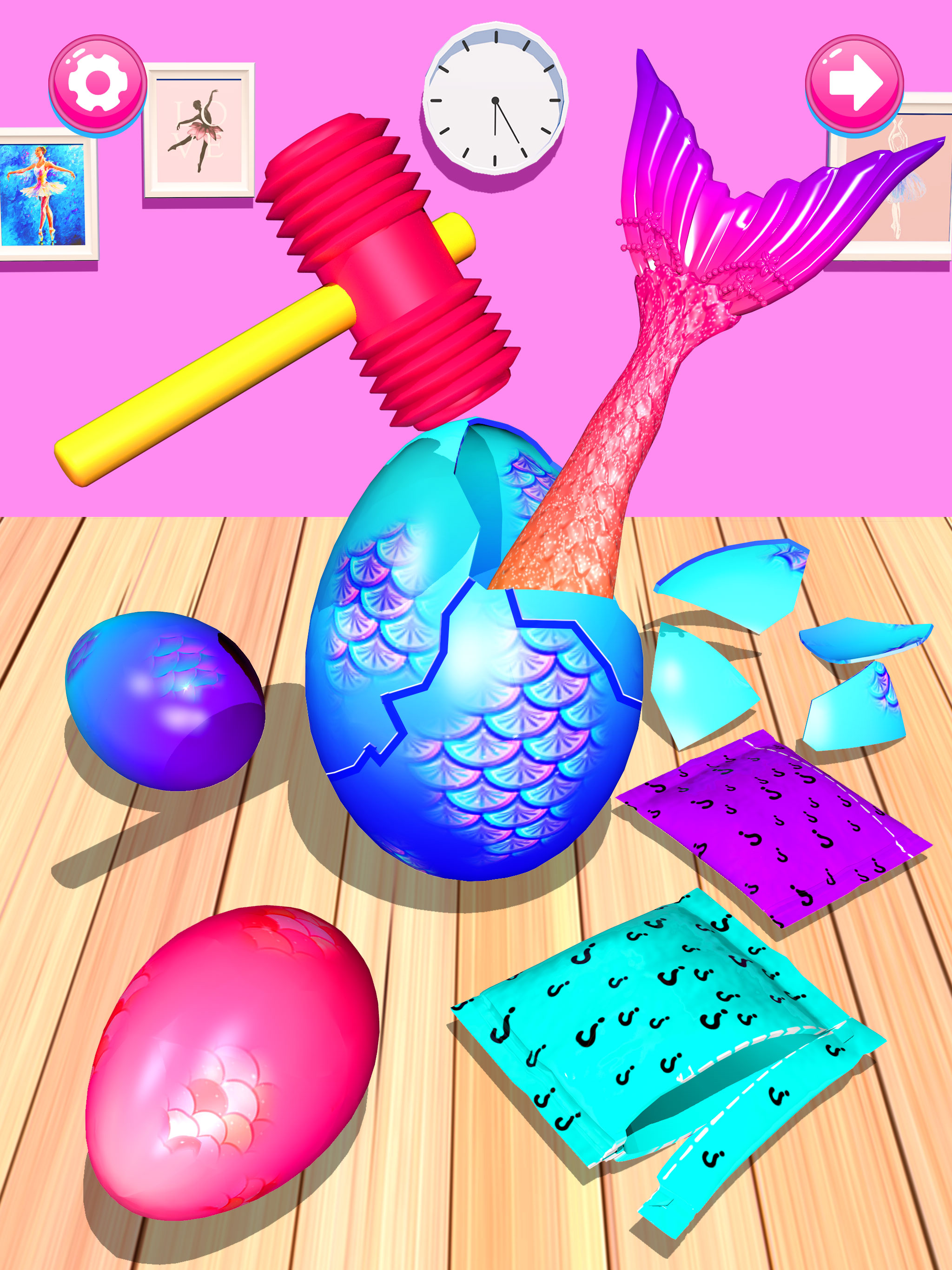 اسکرین شات 6 بازی Color Reveal Mermaid Games