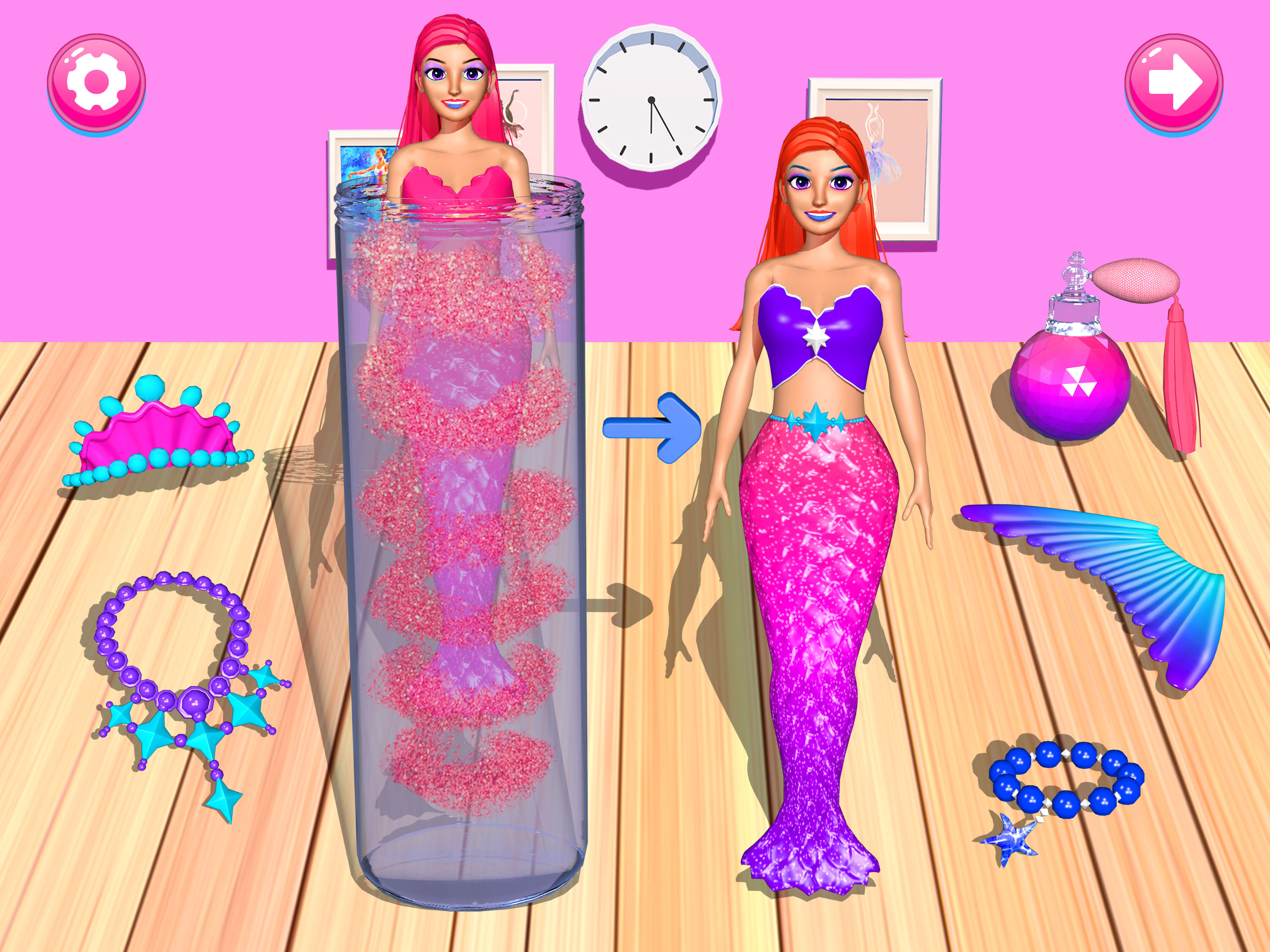 اسکرین شات 8 بازی Color Reveal Mermaid Games