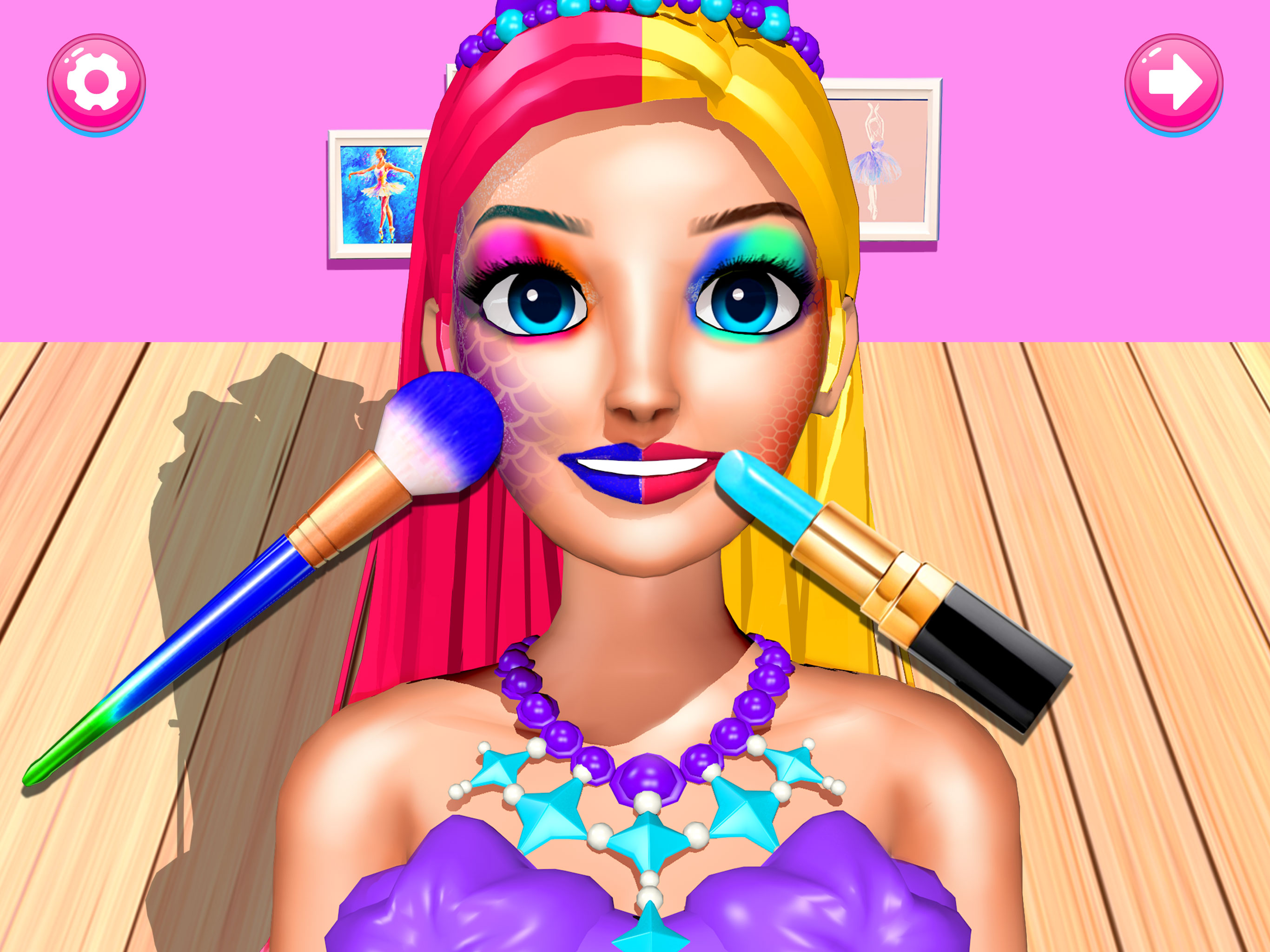 اسکرین شات 7 بازی Color Reveal Mermaid Games