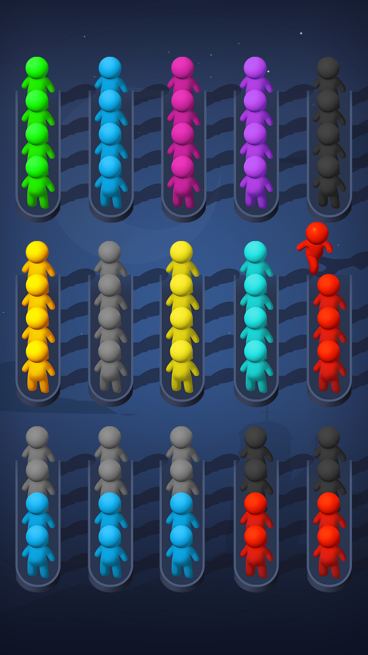اسکرین شات 7 بازی Sort Puzzle - stickman games