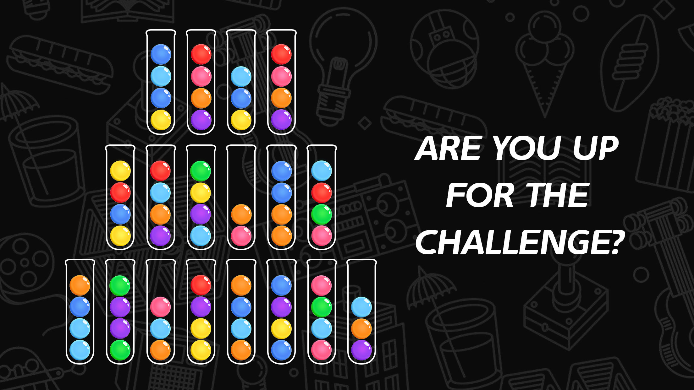 اسکرین شات 2 بازی Ball Sort Game: Bubble Sort