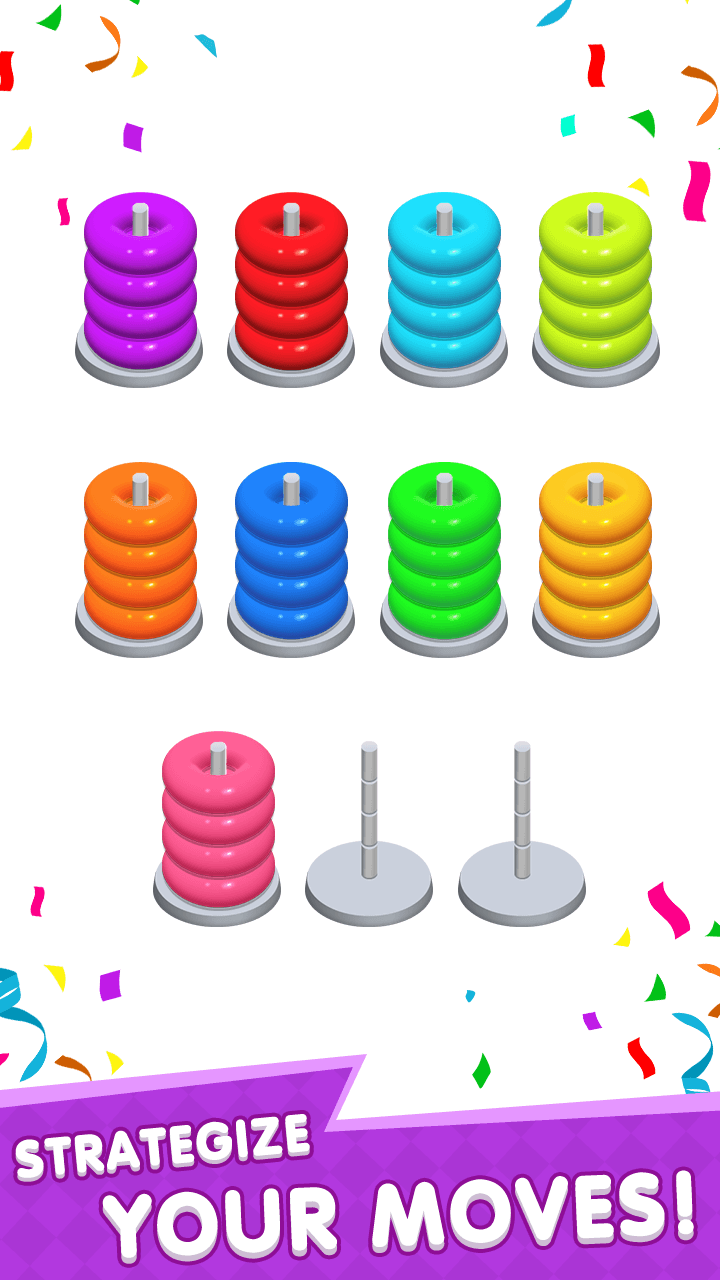 اسکرین شات 7 بازی Color Stack Sort Puzzle