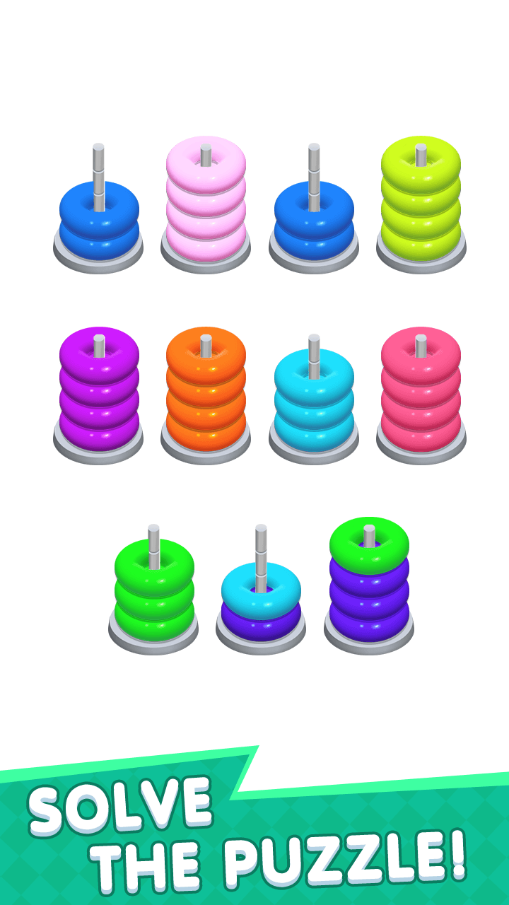 اسکرین شات 8 بازی Color Stack Sort Puzzle