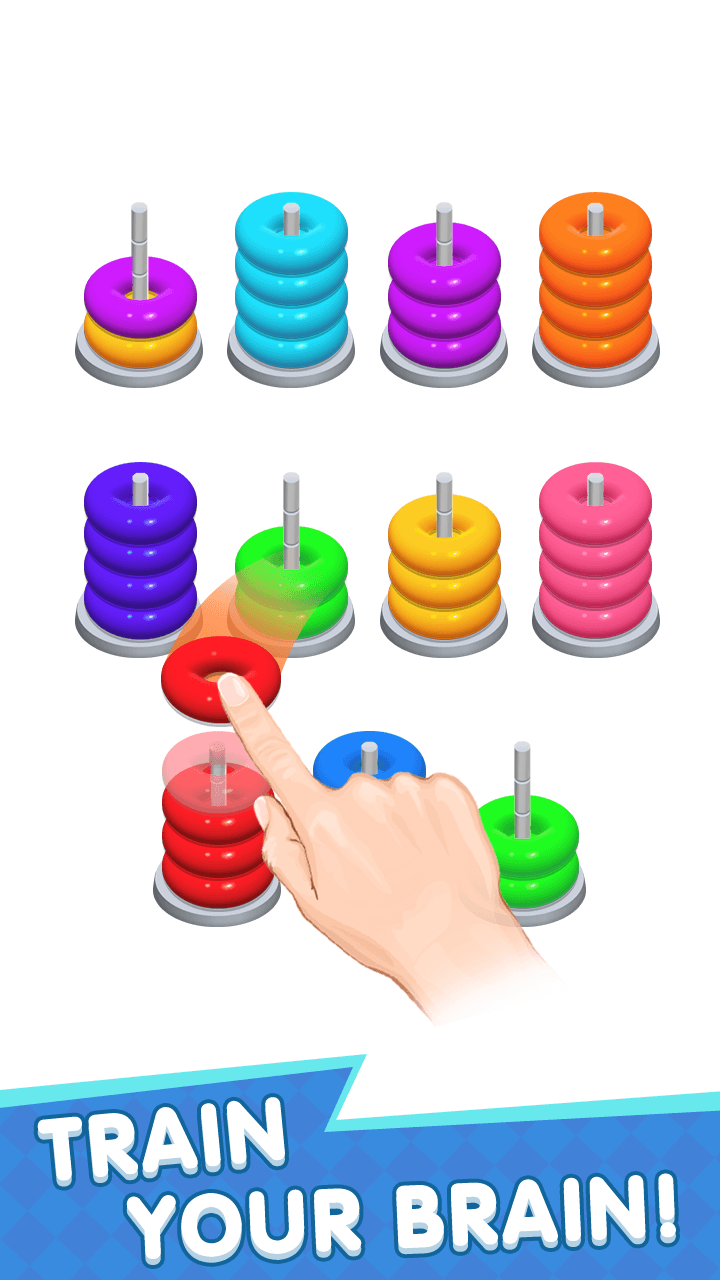اسکرین شات 5 بازی Color Stack Sort Puzzle