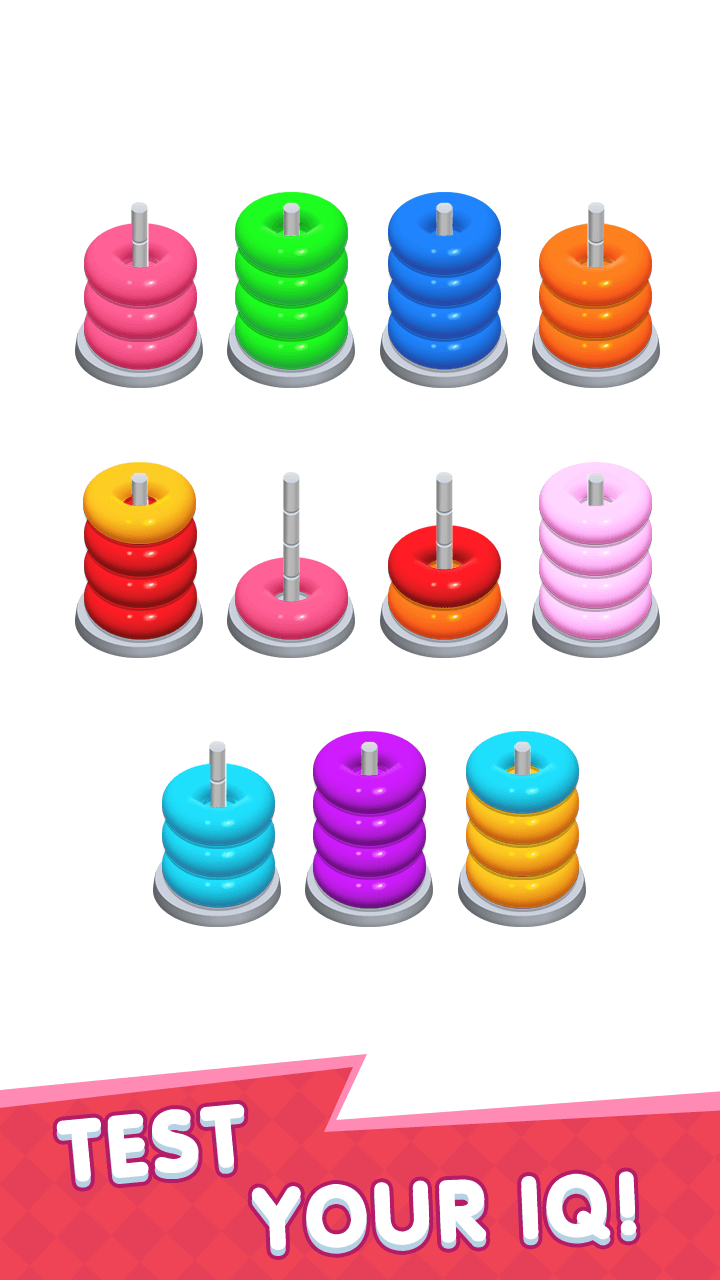 اسکرین شات 3 بازی Color Stack Sort Puzzle