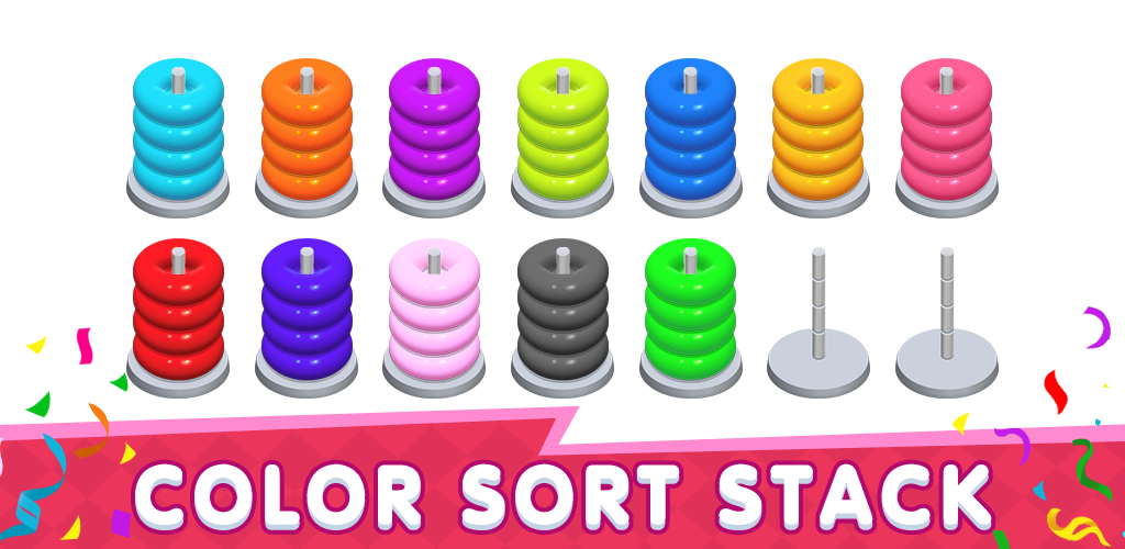 اسکرین شات 2 بازی Color Stack Sort Puzzle