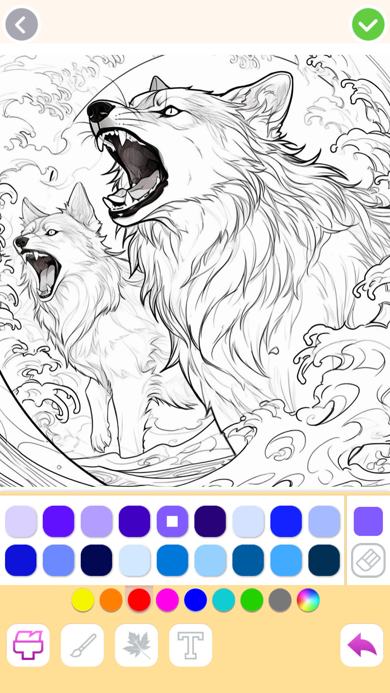 اسکرین شات 1 بازی Animal coloring pages games