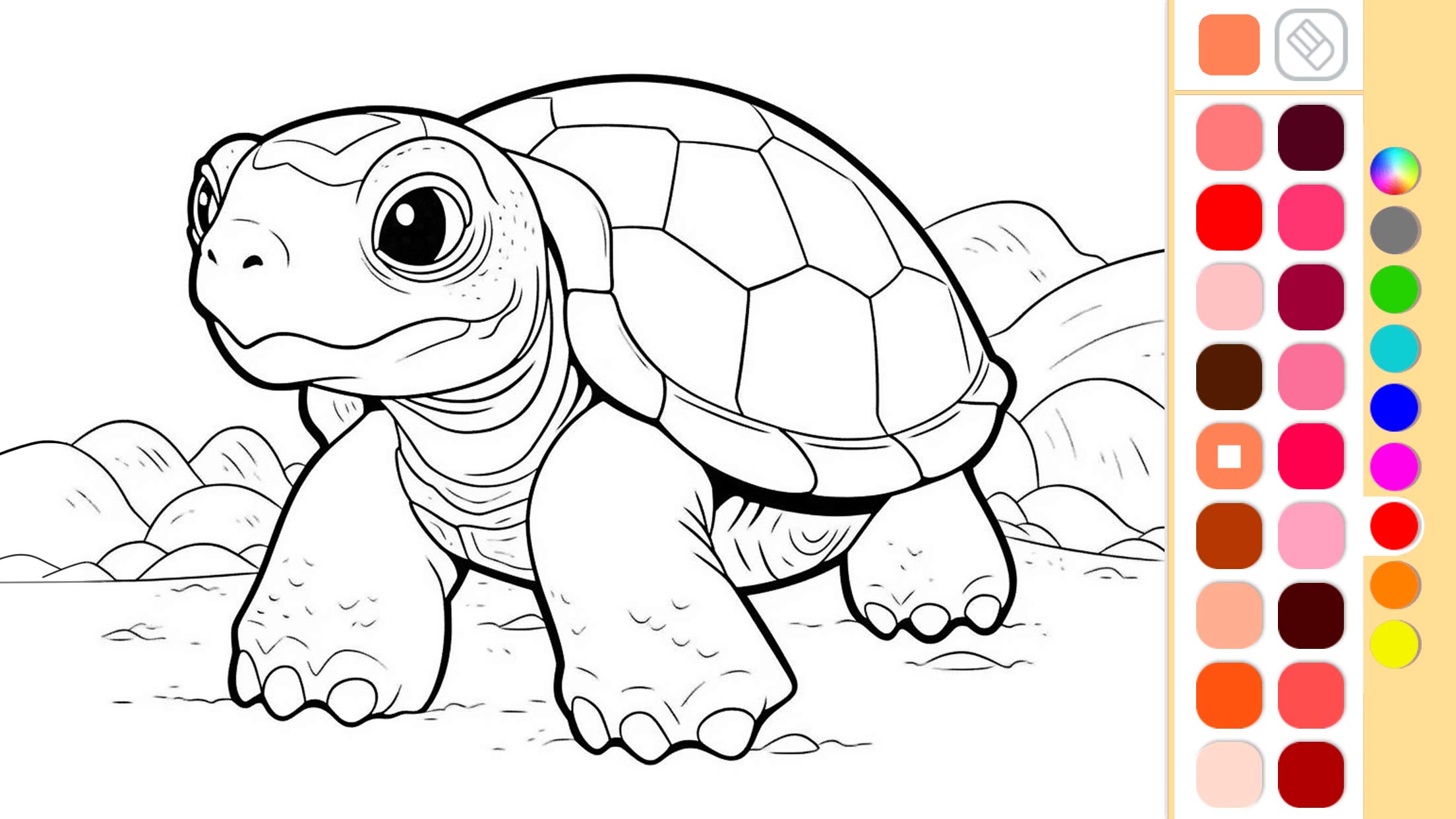 اسکرین شات 6 بازی Animal coloring pages games
