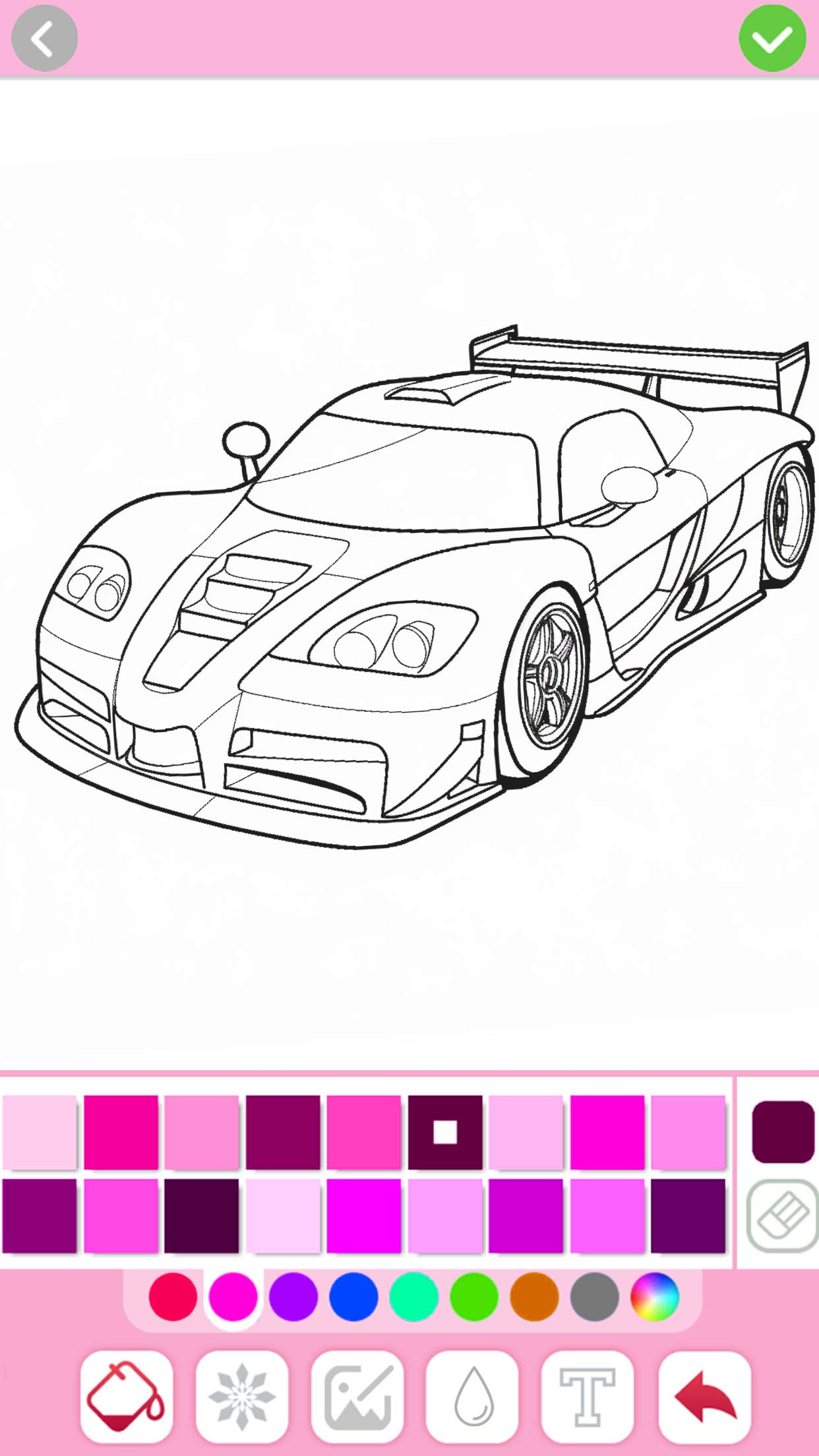اسکرین شات 3 بازی Car coloring games - Color car