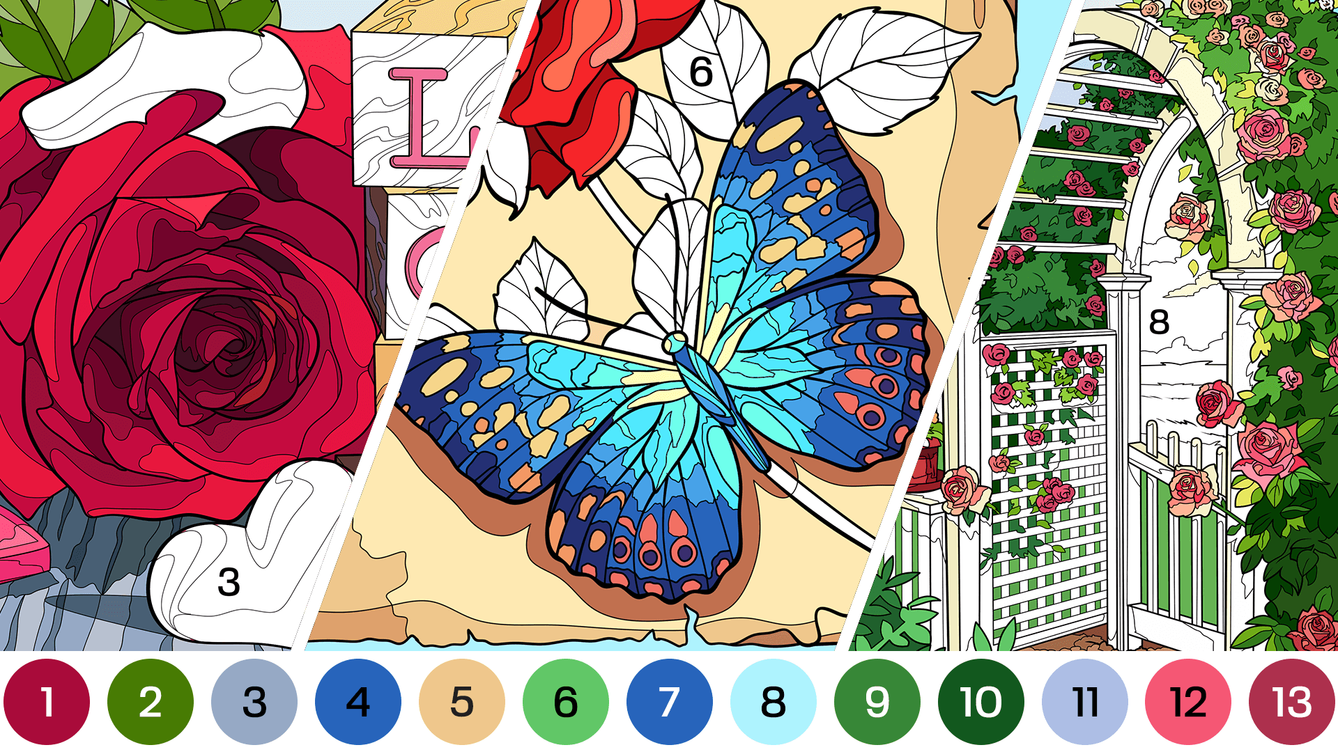 اسکرین شات 2 بازی Tap Color Pro: Color By Number