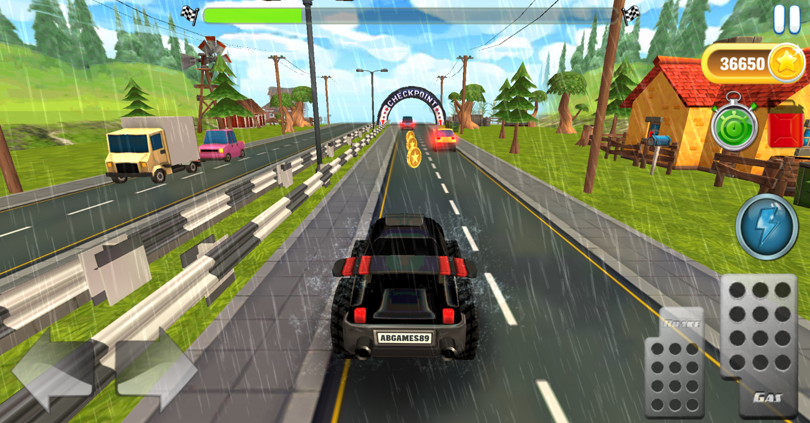 اسکرین شات 7 بازی Cartoon Racer 3D