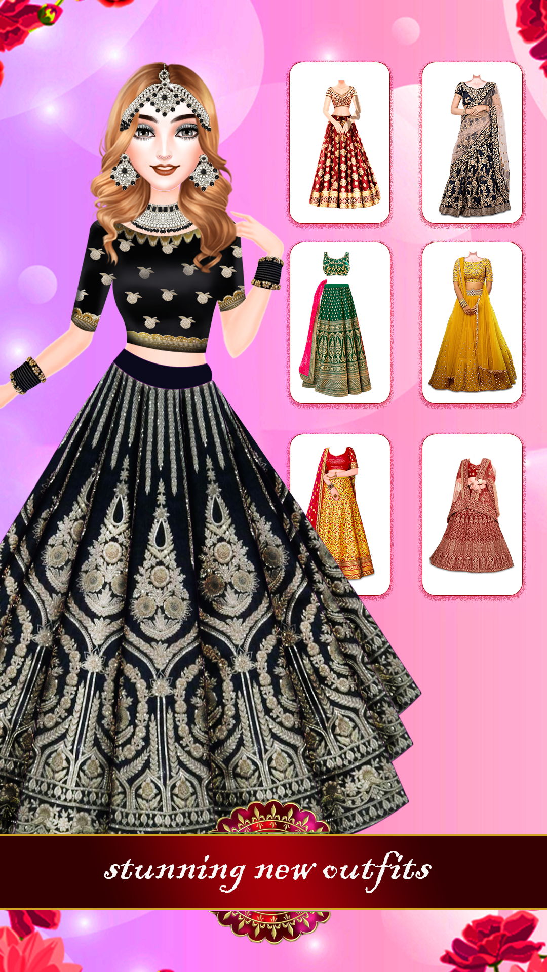 اسکرین شات 5 بازی Indian Fashion Wedding Dressup