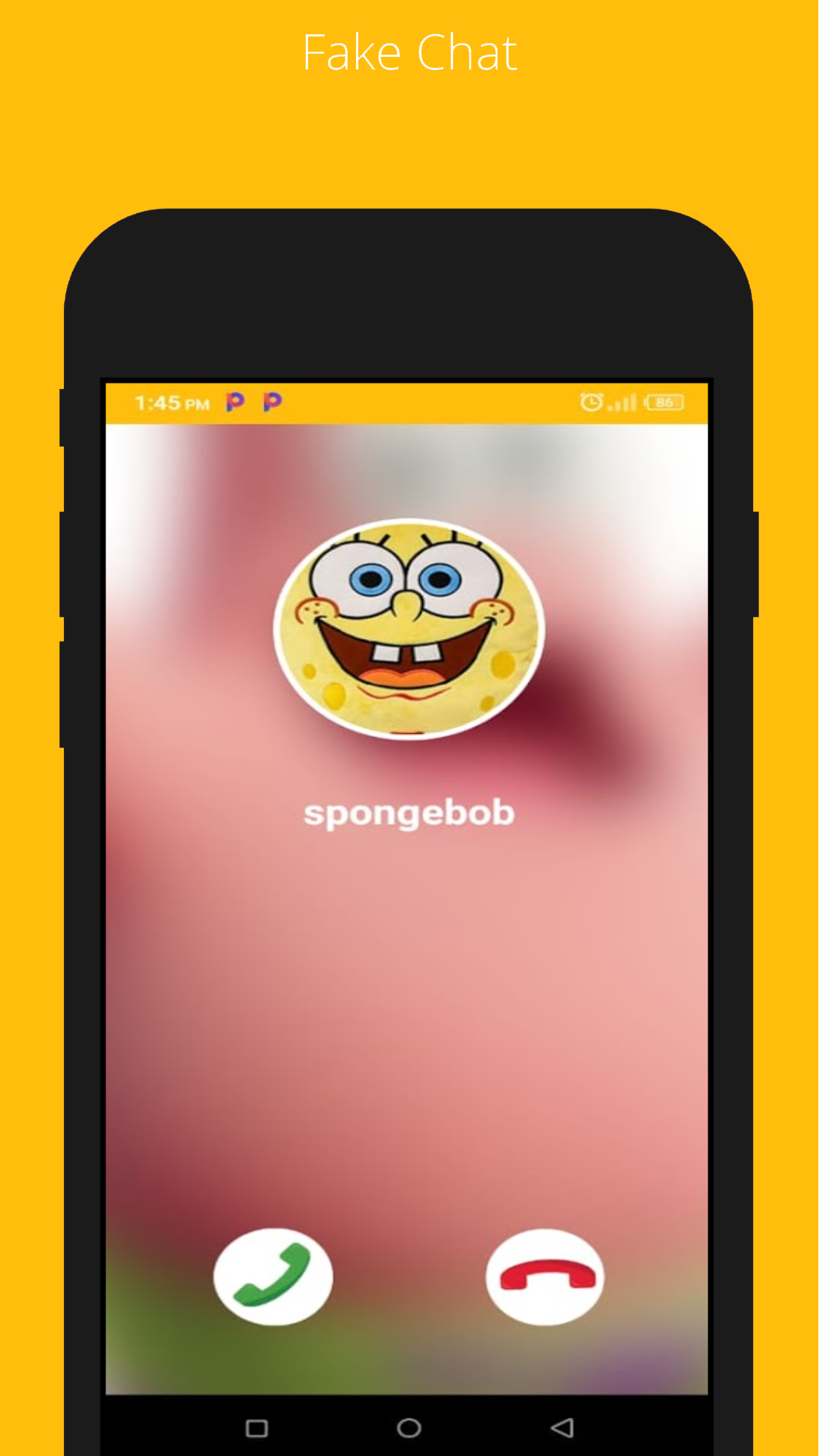 اسکرین شات 1 برنامه Bob Calls You - Fake Call Simu