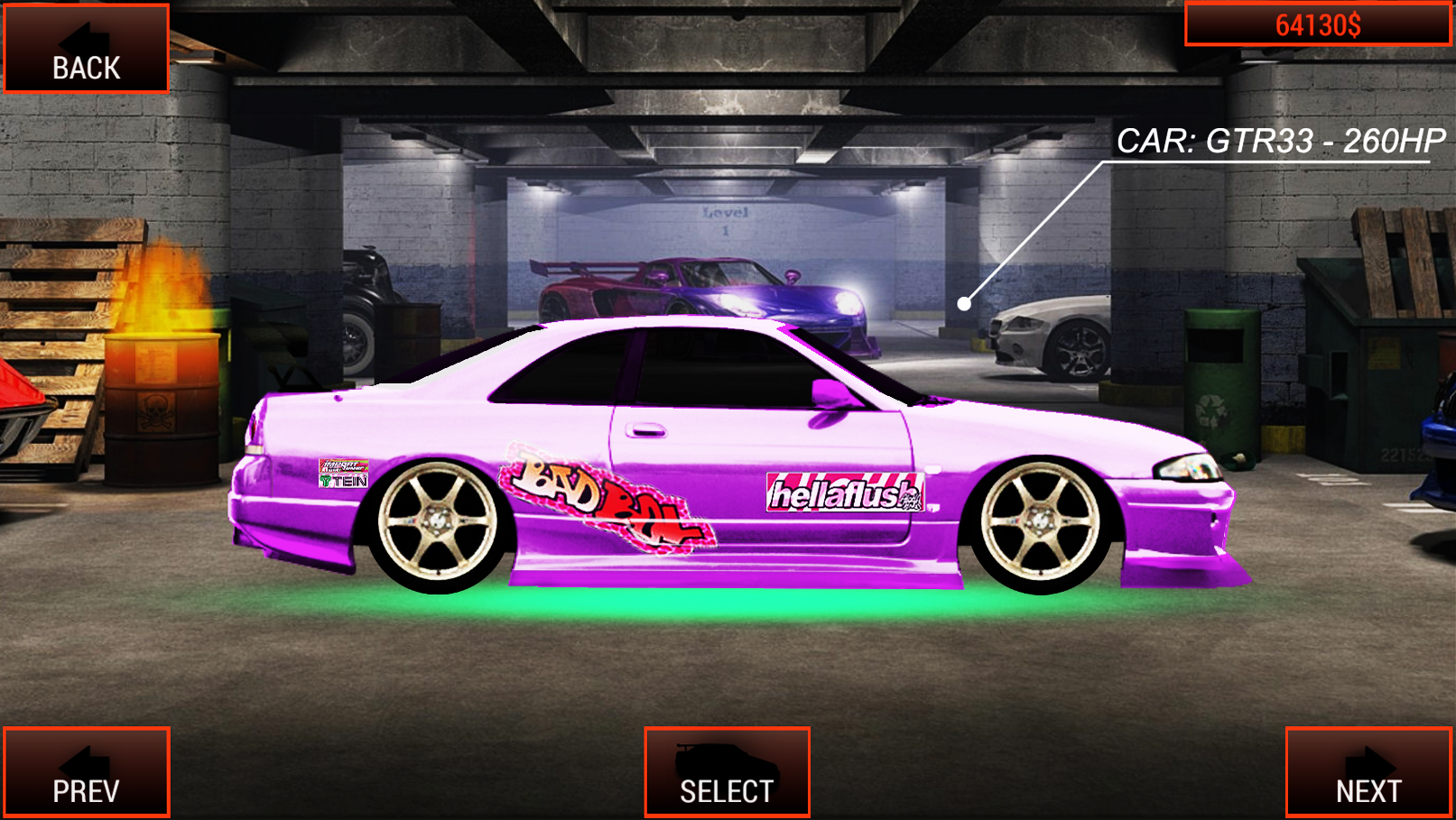 اسکرین شات 3 بازی Japan Drag Racing 2D