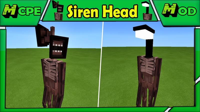 اسکرین شات 1 برنامه Siren Head mod Minecraft