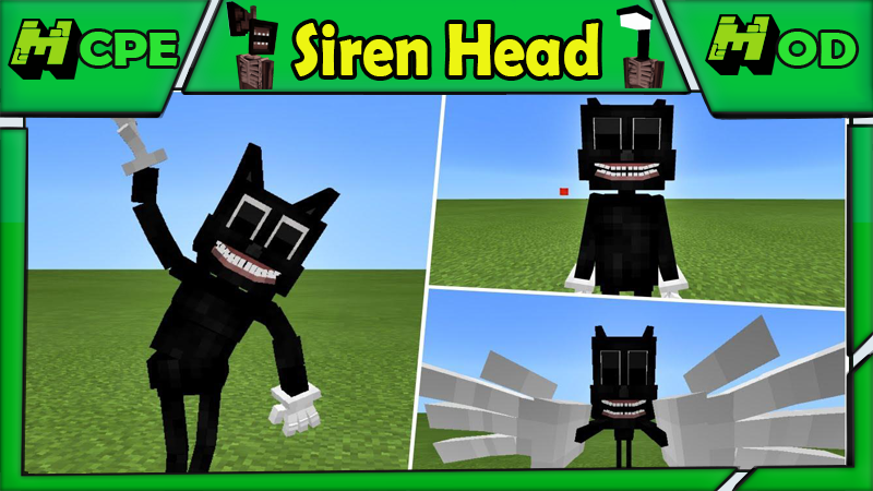 اسکرین شات 2 برنامه Siren Head mod Minecraft