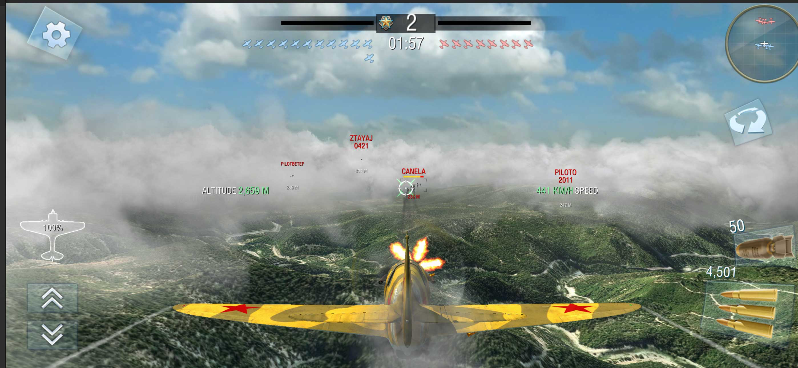 اسکرین شات 3 بازی WW2 warplanes: Squad of Heroes