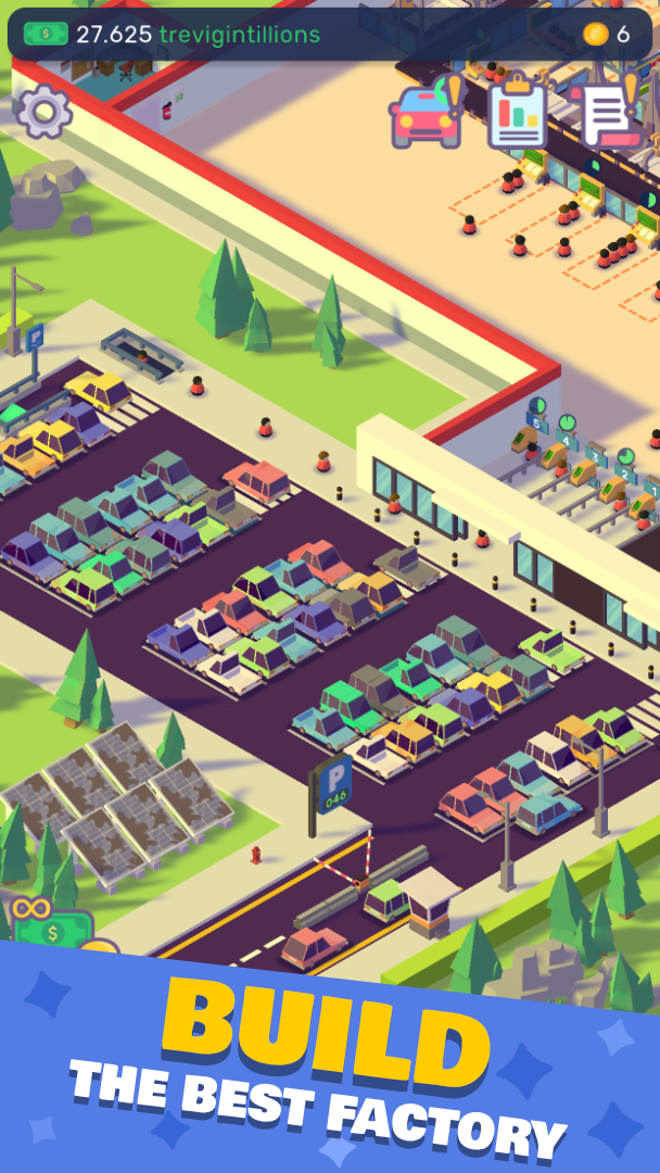 اسکرین شات 1 بازی Car Industry Tycoon: Idle Sim