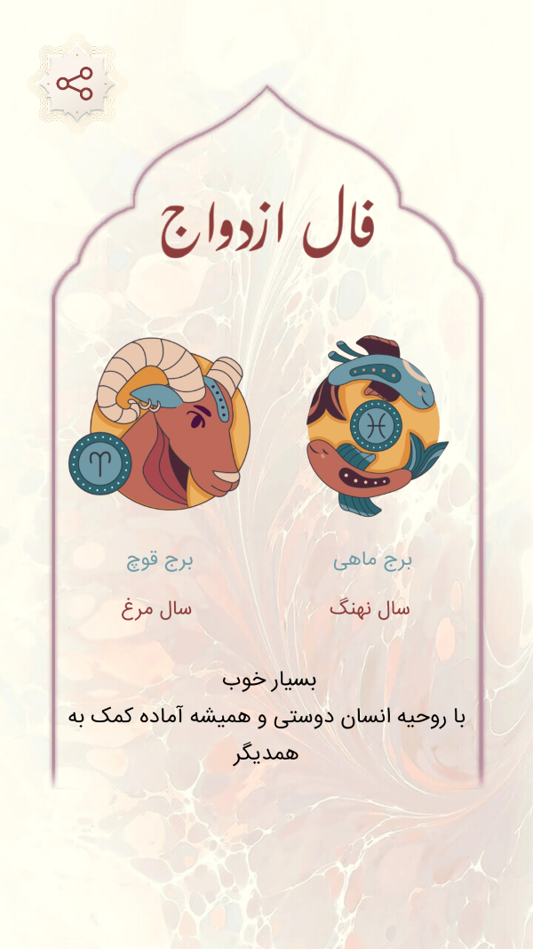 اسکرین شات 2 برنامه ‏فال عشق و ازدواج