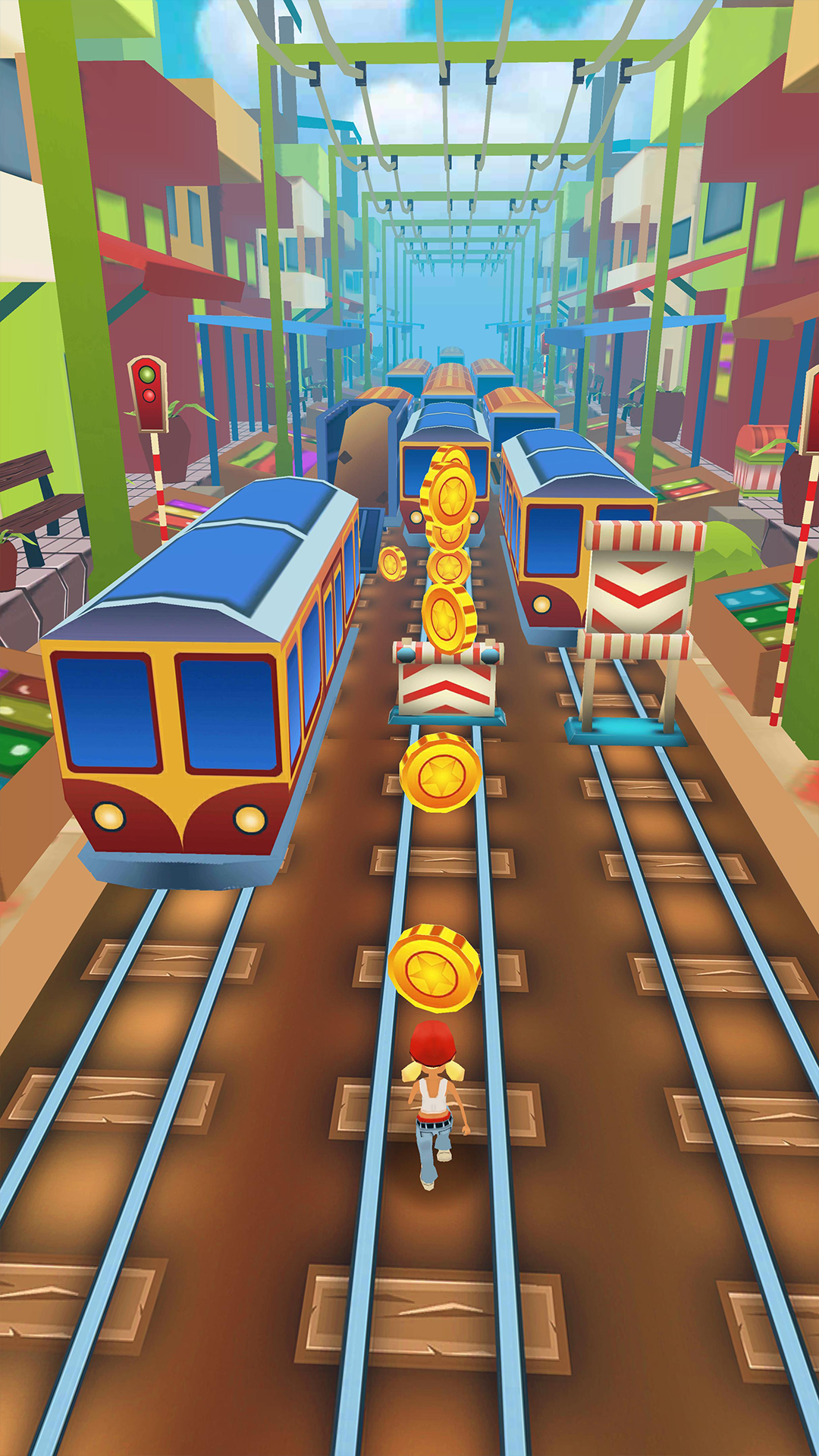 اسکرین شات 1 بازی Carpet Runner Train Surf Race