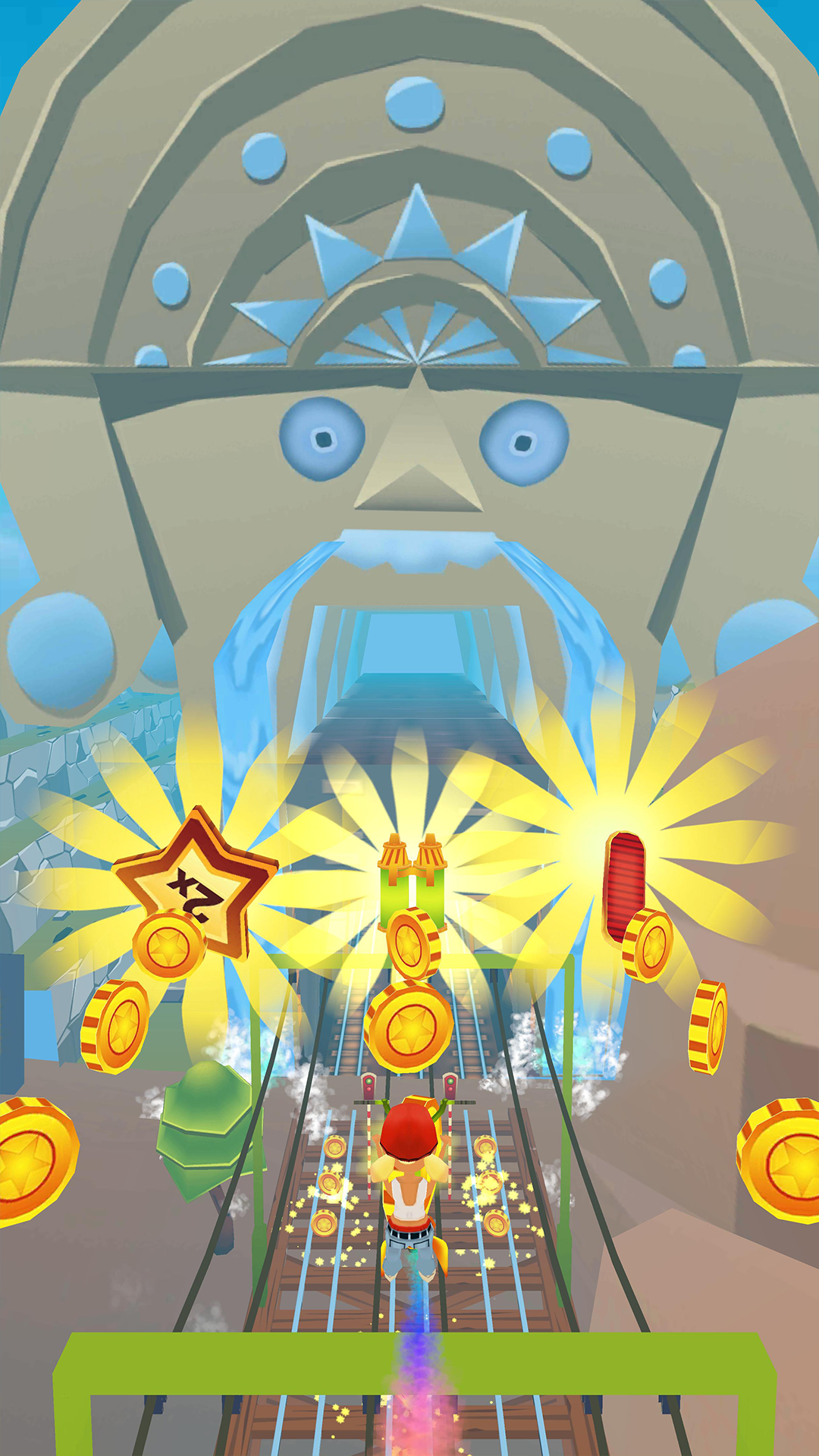 اسکرین شات 3 بازی Carpet Runner Train Surf Race