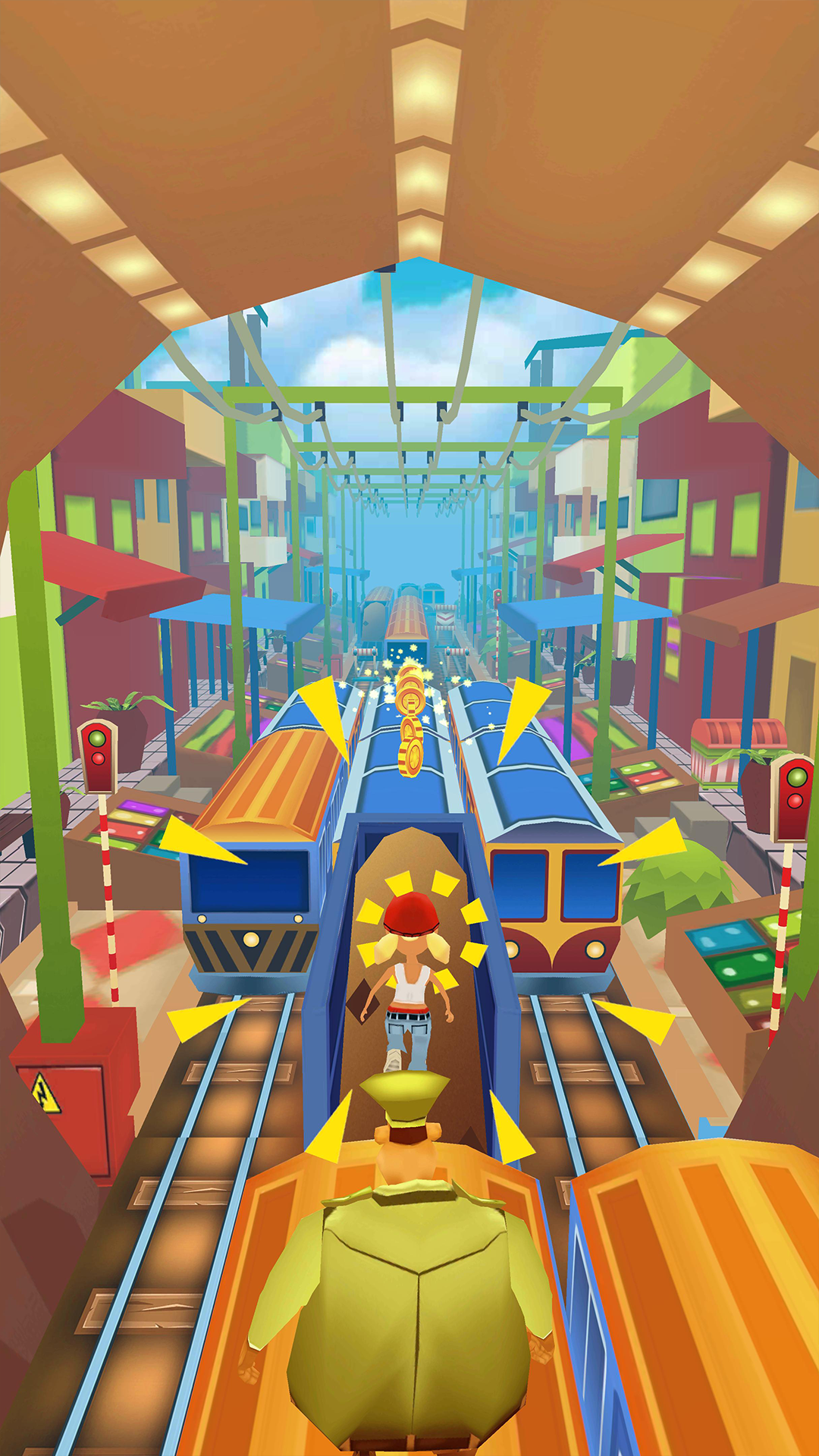 اسکرین شات 5 بازی Carpet Runner Train Surf Race