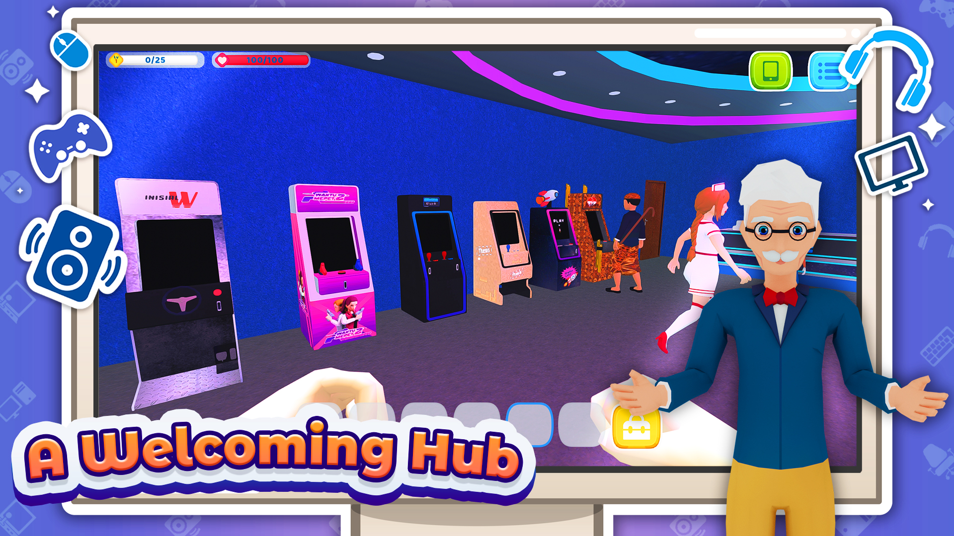 اسکرین شات 6 بازی Gaming Cafe Life