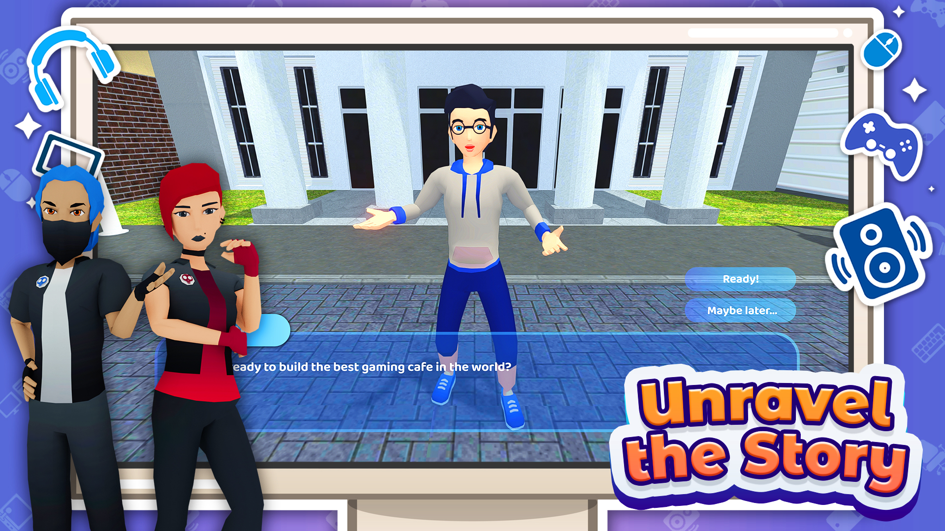 اسکرین شات 4 بازی Gaming Cafe Life