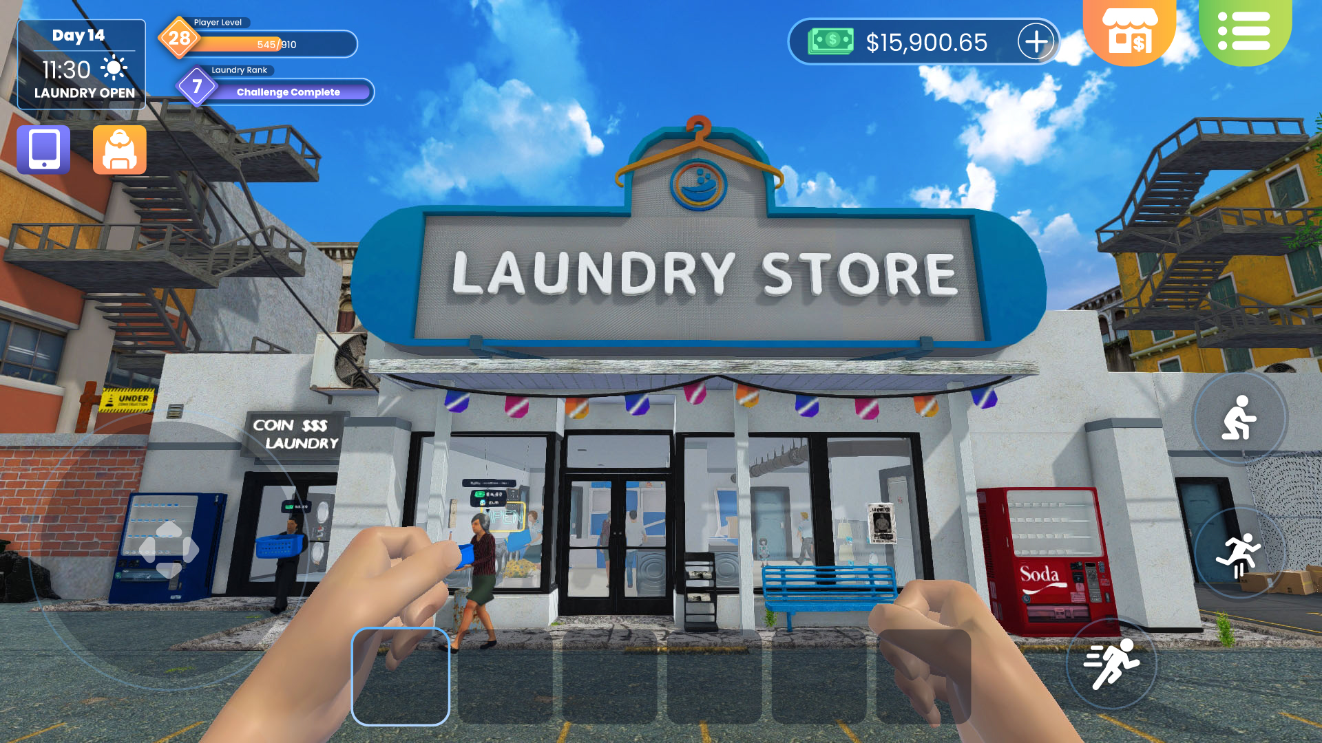اسکرین شات 1 بازی Laundry Store Simulator