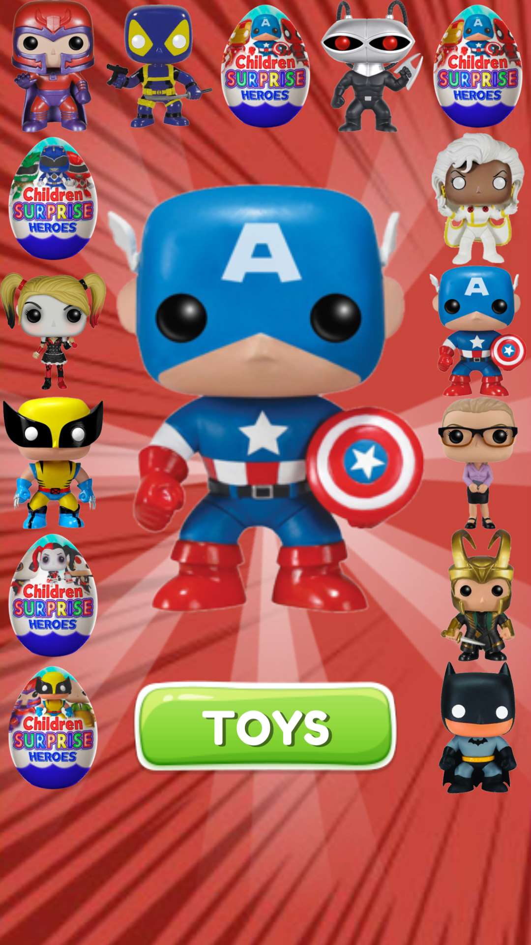 اسکرین شات 1 بازی Surprise Eggs Superheroes