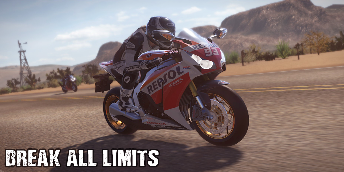 اسکرین شات 3 بازی Motorbike Racing Bike Ride 3D
