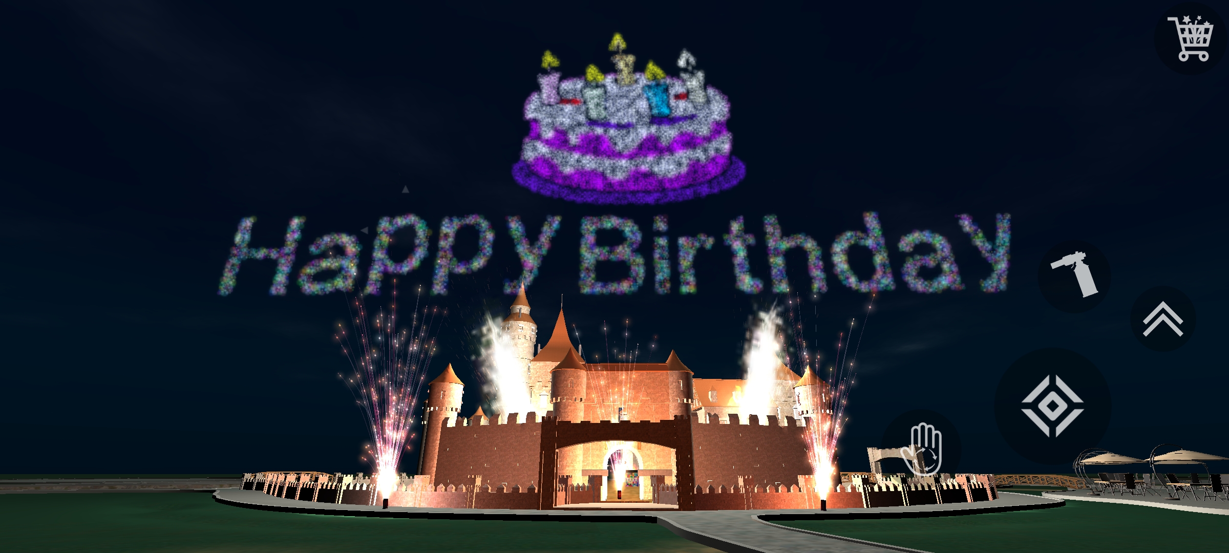 اسکرین شات بازی Fireworks Simulator 3D 2