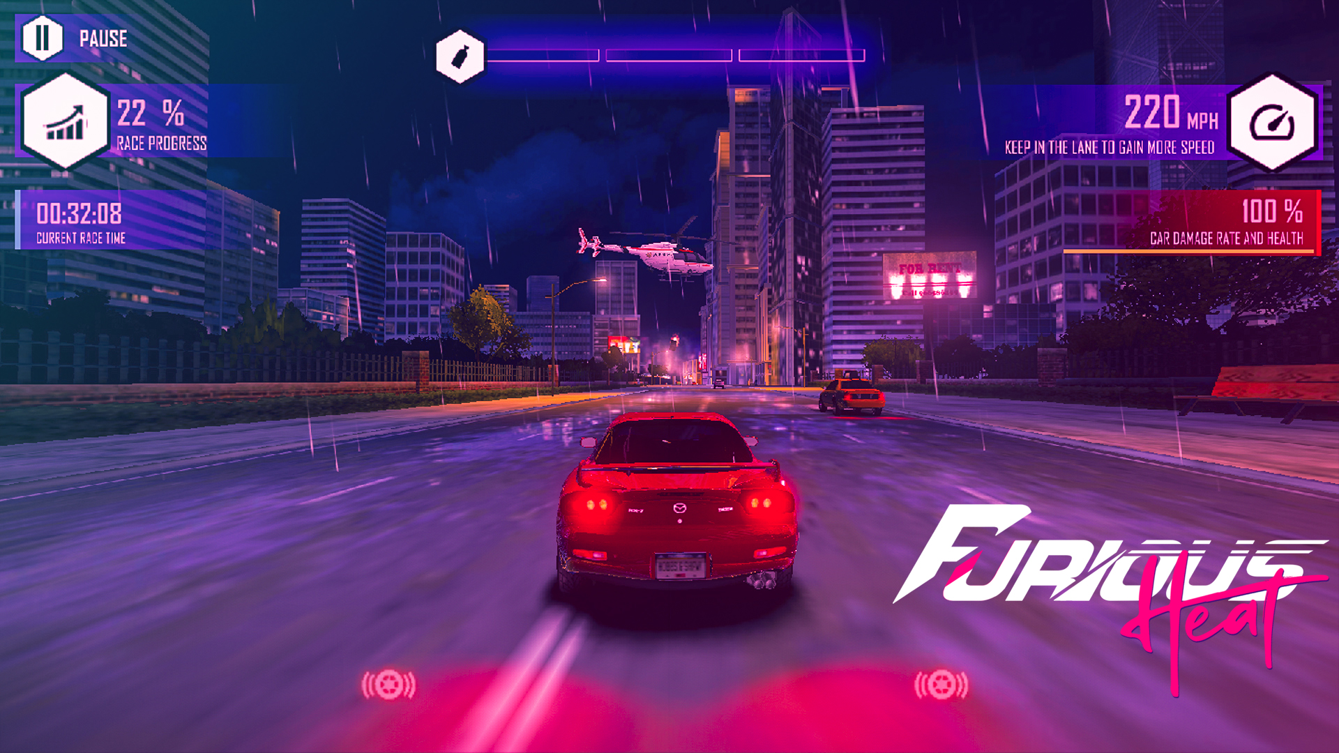 اسکرین شات 3 بازی Furious Heat Racing Simulator