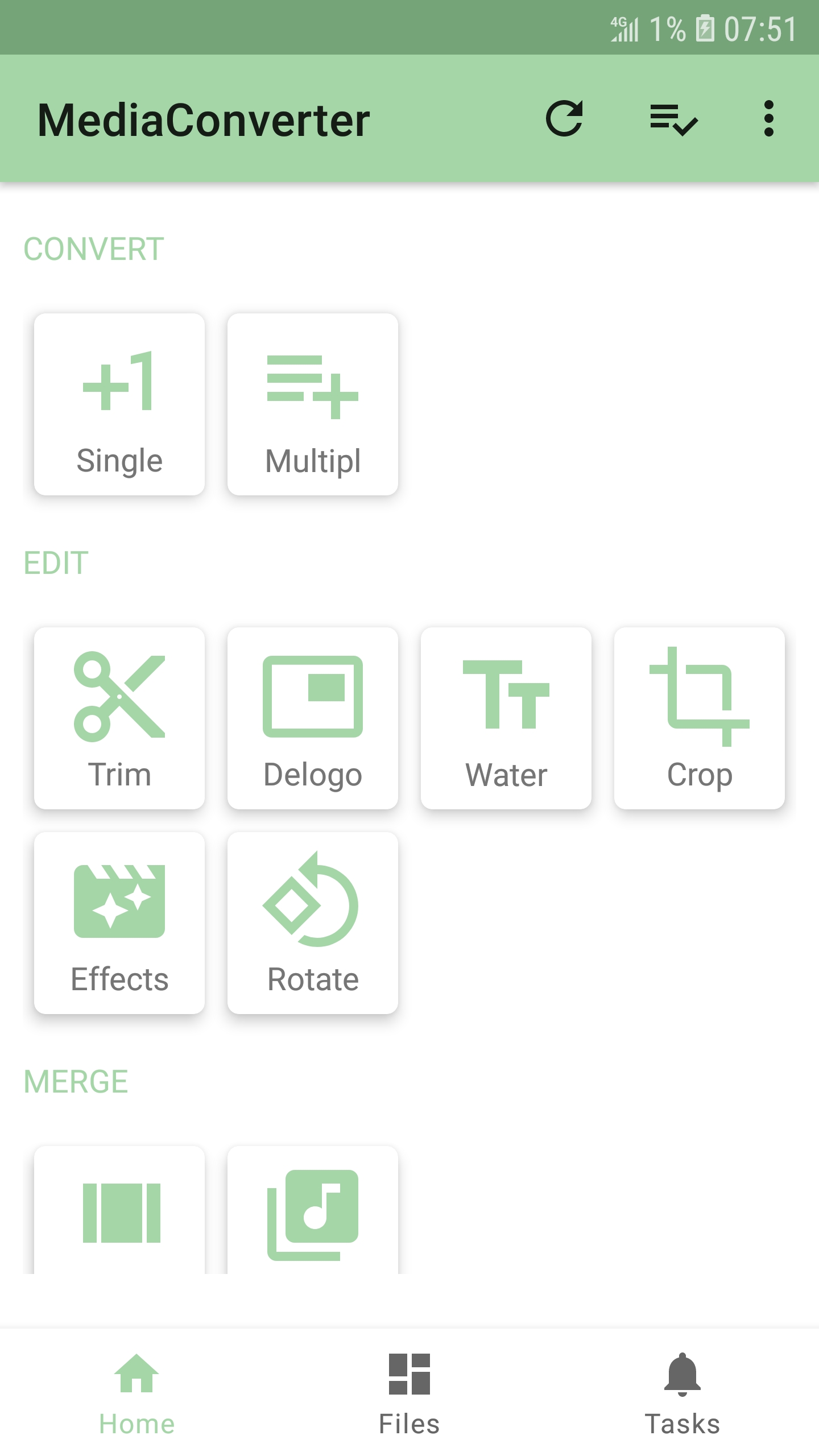 اسکرین شات 1 برنامه Media Converter