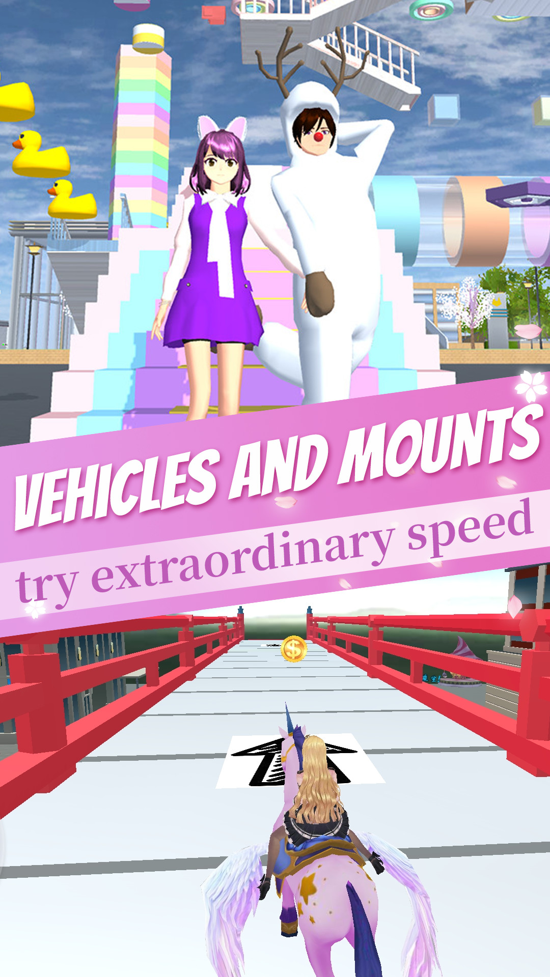 اسکرین شات 4 بازی Anime School Girl Parkour Race