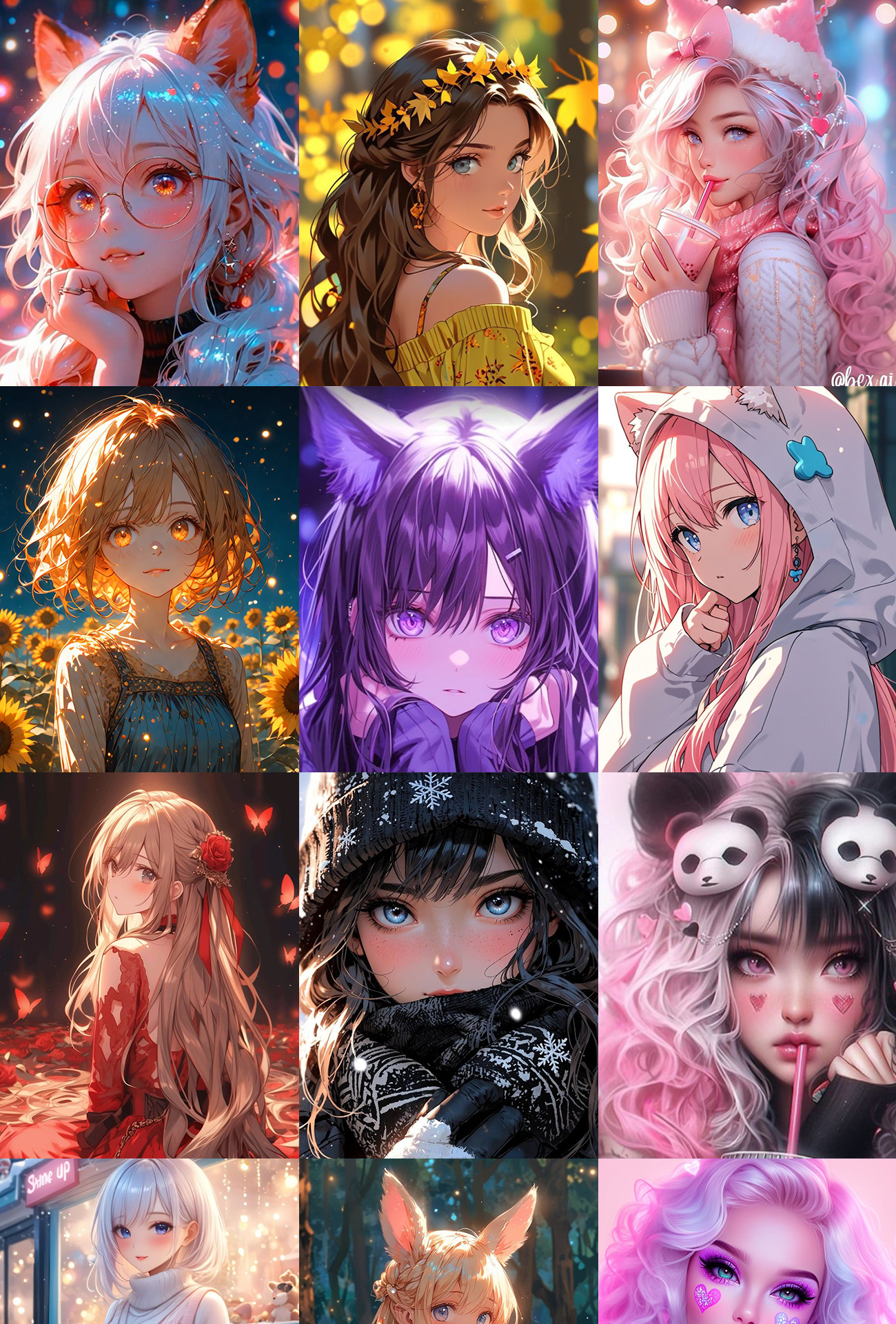 اسکرین شات 5 برنامه Anime Girls Wallpaper