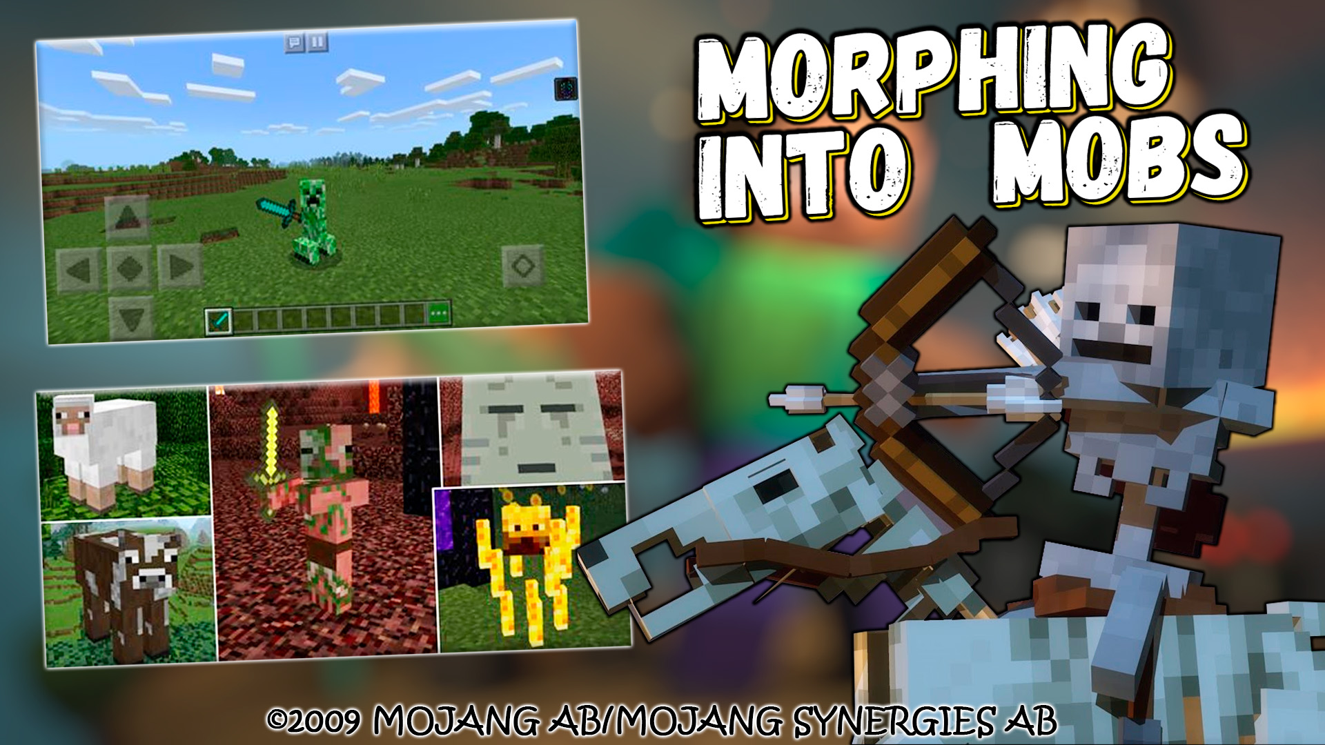 اسکرین شات 2 برنامه Mod Morphing [Become a Mob]